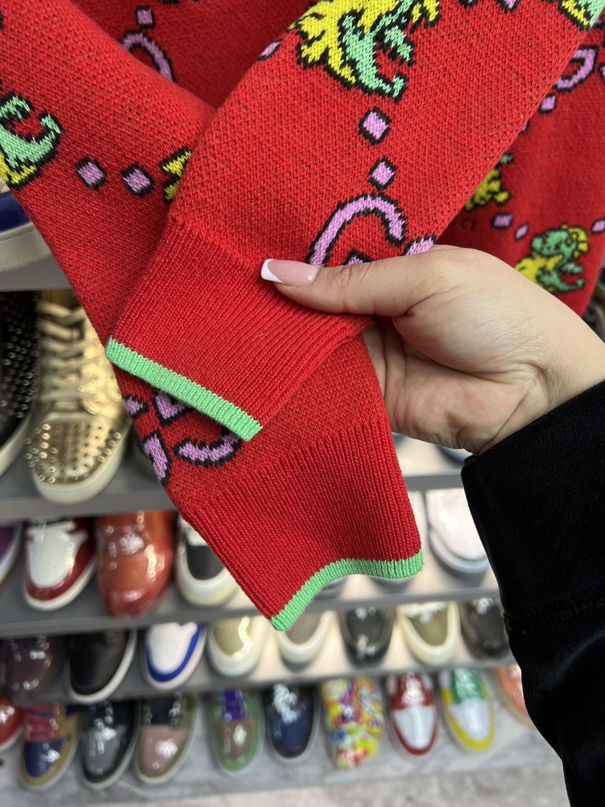Gucci Gucci Wool Dinosaur Knit Sweater Size US XXS / EU 40 - 5 Thumbnail