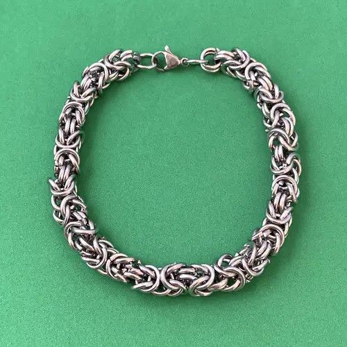 Designer × Jewelry Titanium Steel Link Chain Bracelet for Men Women Size ONE SIZE - 1 Thumbnail