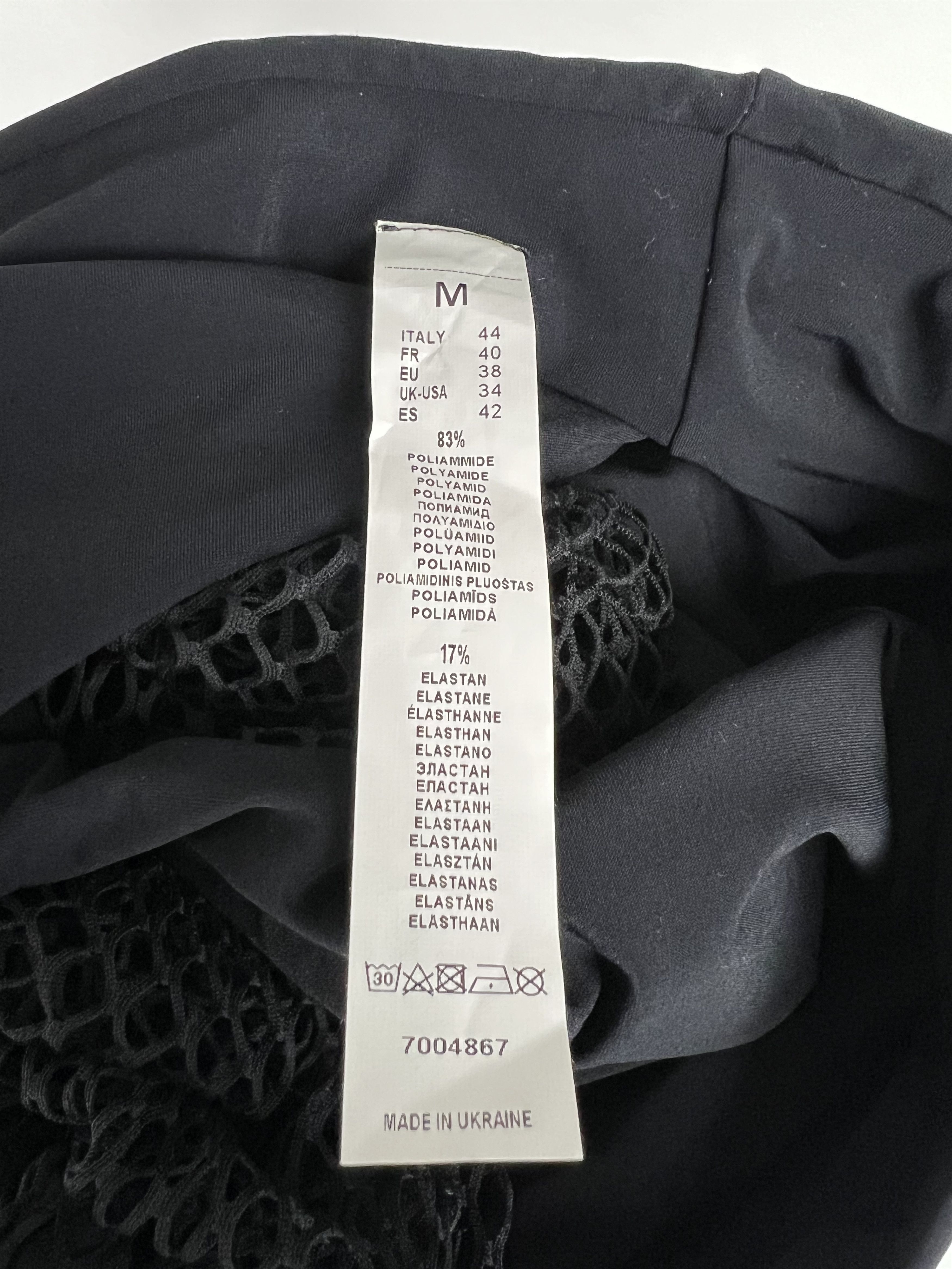 Designer Oroblu Mesh Leggings Size M Size 28" / US 6 / IT 42 - 9 Thumbnail