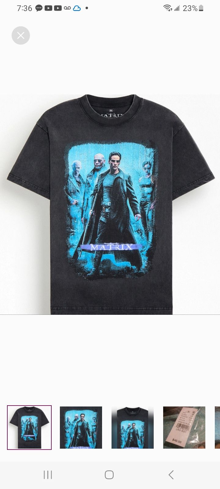 Ripple Junction The Matrix T-Shirt Size US M / EU 48-50 / 2 - 1 Thumbnail