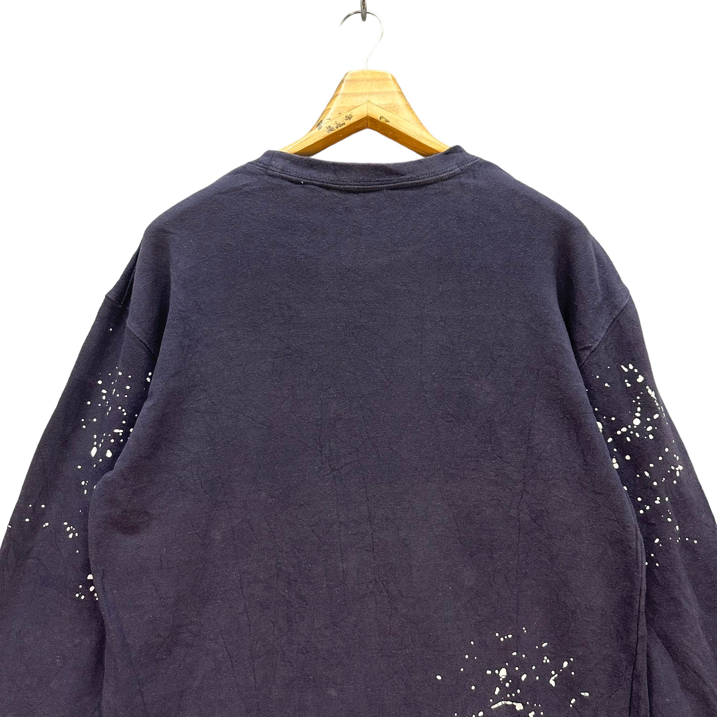 Japanese Brand TRASHED🔥 RIMASTER PAINT SPLATTER SWEATER #8305-002 Size US L / EU 52-54 / 3 - 9 Thumbnail