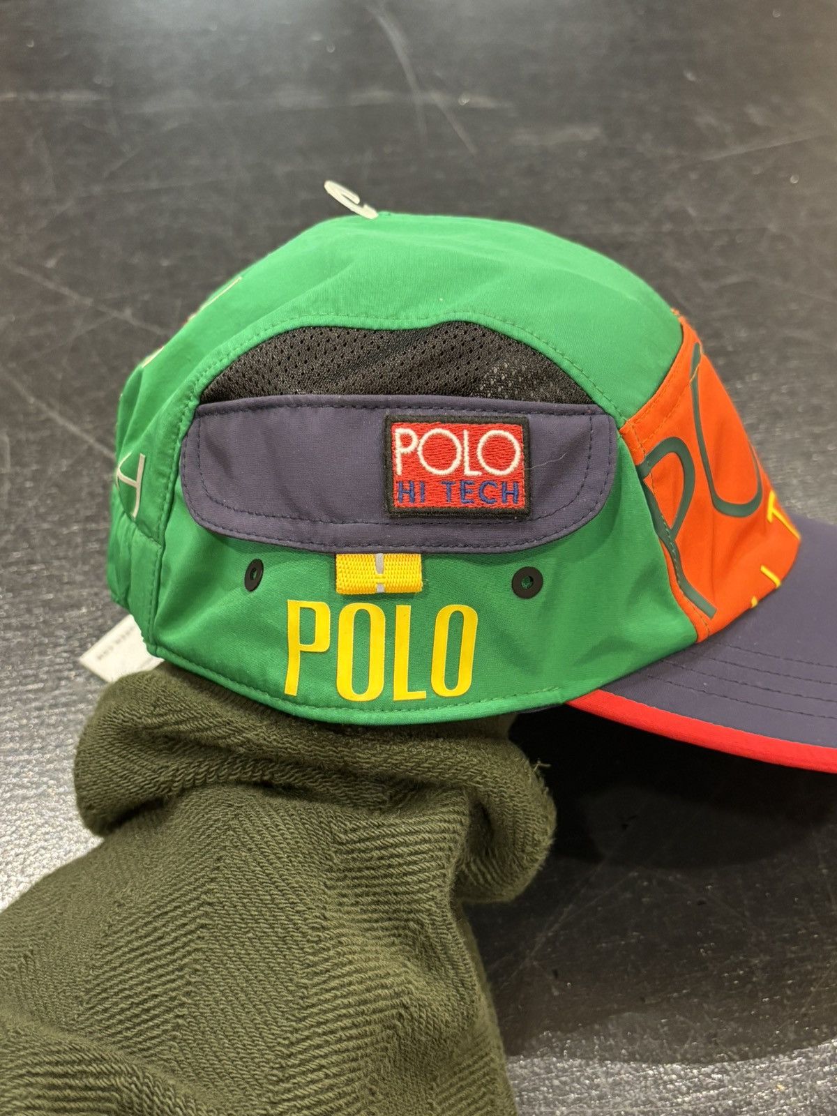 Polo Ralph Lauren Polo Ralph Lauren Hi Tech Side Pocket Flag Patch Hat Size ONE SIZE - 4 Thumbnail