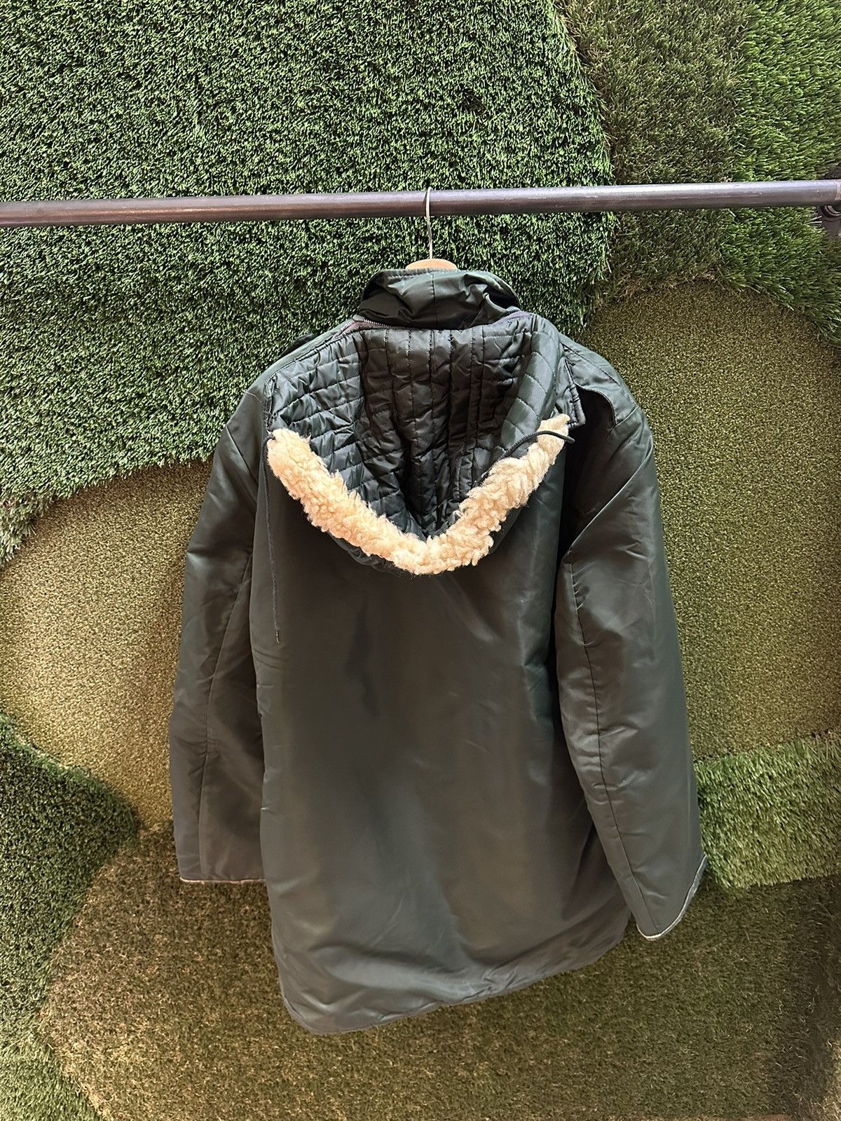 Vintage Vintage 1970s Weathermate Green Long Jacket Large Size US L / EU 52-54 / 3 - 2 Thumbnail