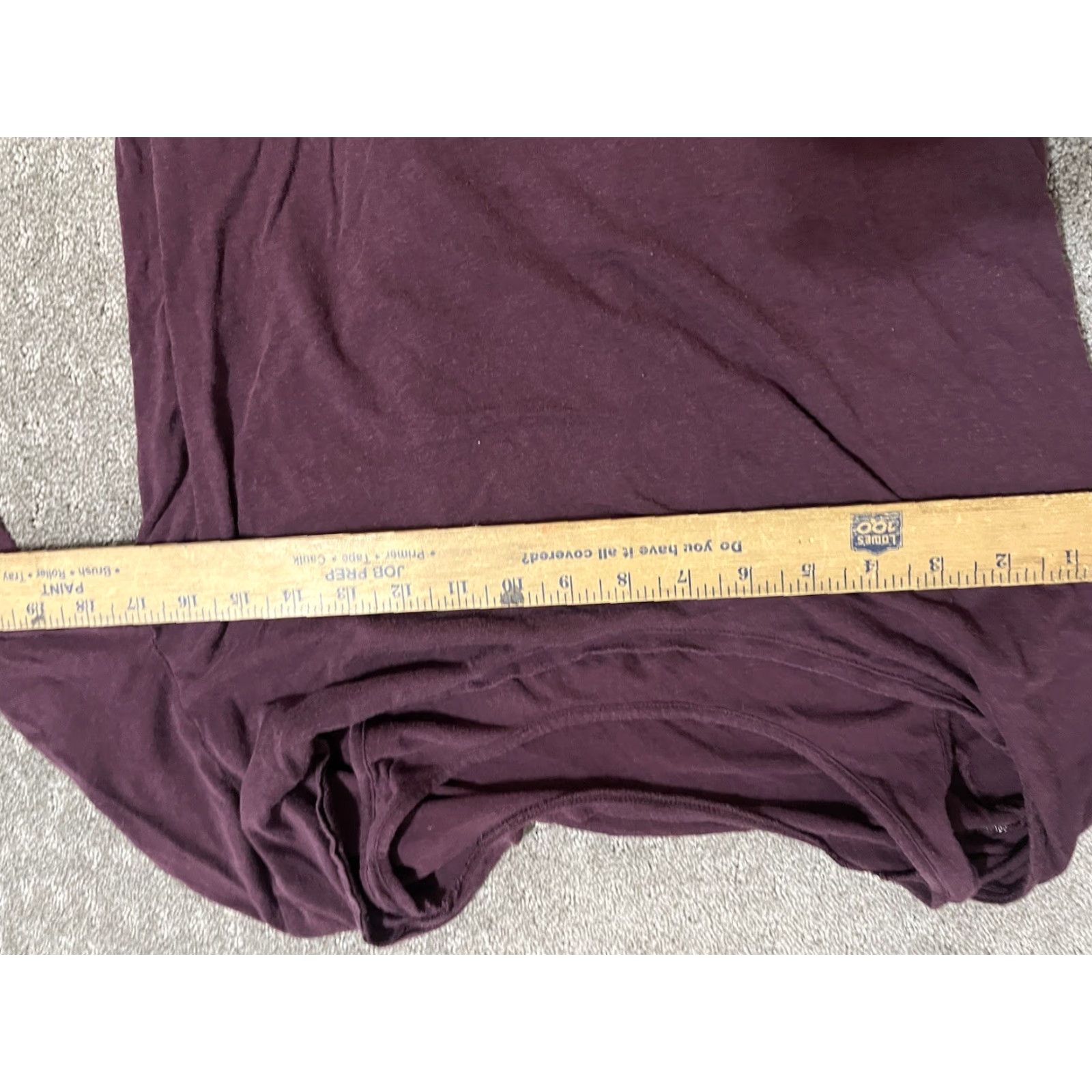 Lands' End Lands' End Blouse Long Sleeve Scoop Neck Womens Size S Burgundy Red Top Shirt Womens Size S / US 4 / IT 40 - 4 Thumbnail