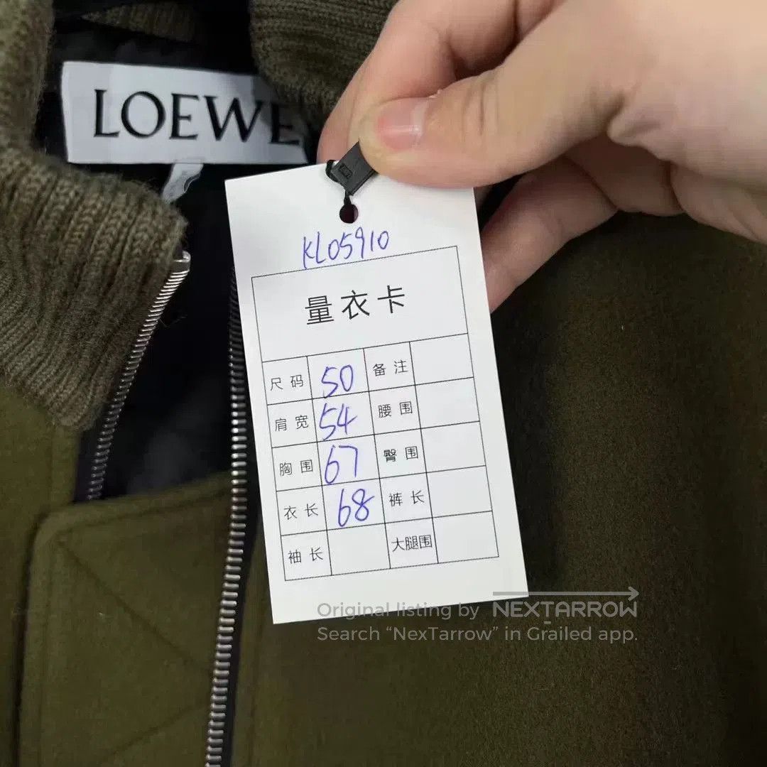 Loewe Loewe Wool Blended Embroidered Jacket. Size US XXL / EU 58 / 5 - 7 Thumbnail