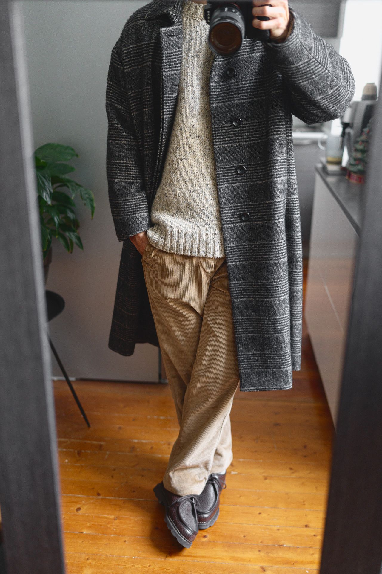 Kazuyuki Kumagai Attachment Kazuyuki Kumagai / Attachment - Wool, Alpaga, Hemp Coat Size US M / EU 48-50 / 2 - 12 Thumbnail