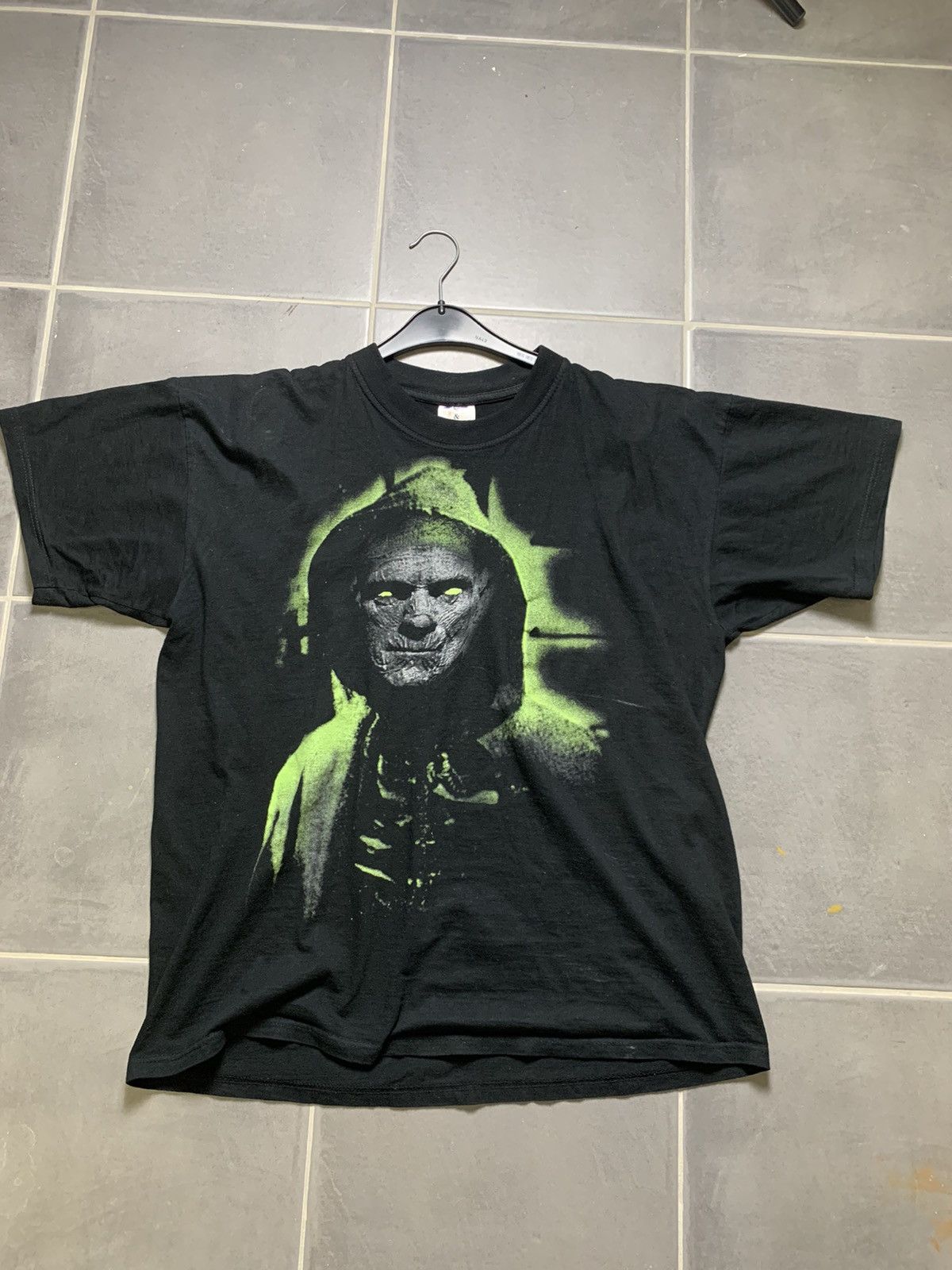 image of Vintage Frankenstein Tee in Black, Men's (Size Large)
