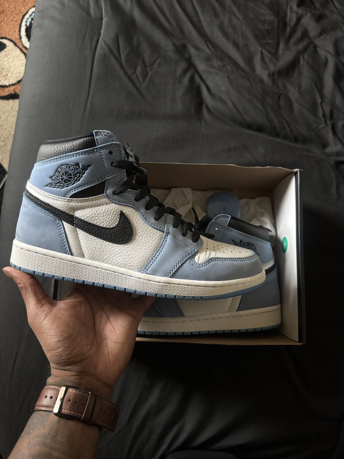 Jordan Brand Jordan 1 University Blue Size US 9.5 / EU 42-43 - 1 Thumbnail