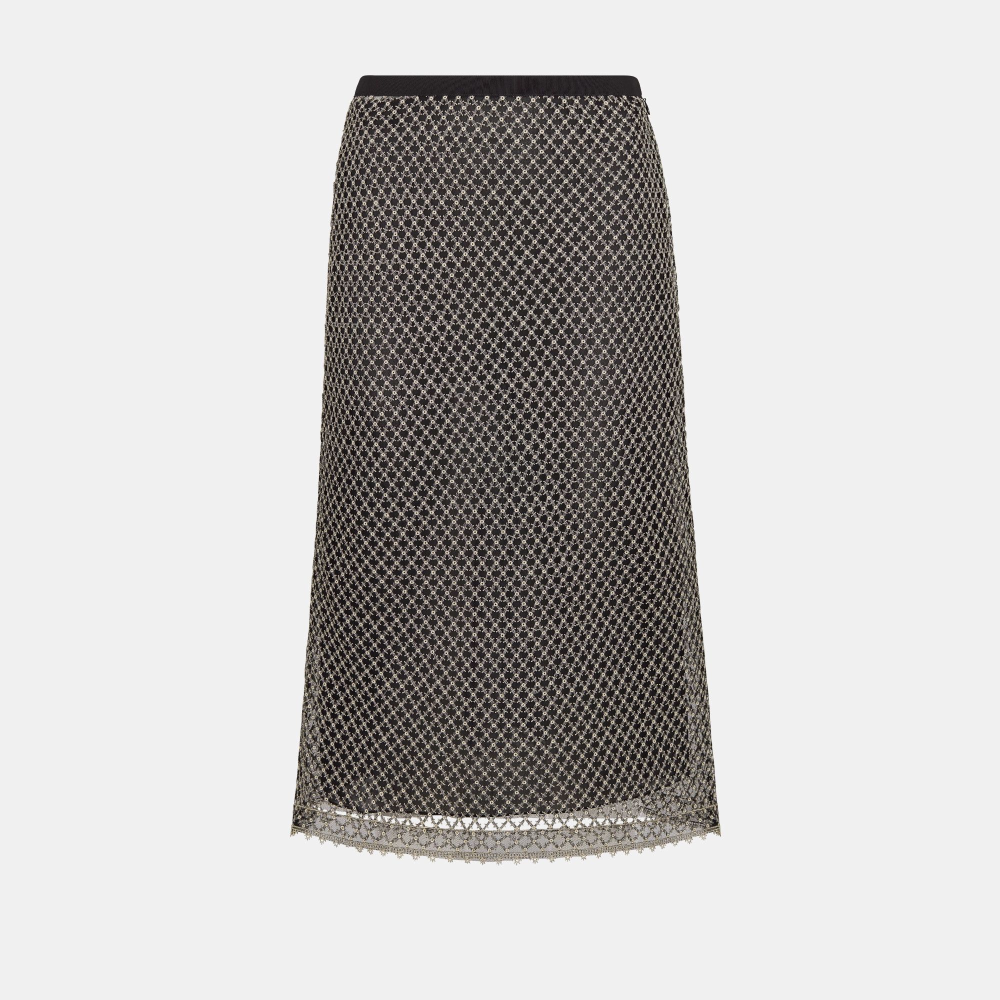 Dior o1bcso1str0126 Midi Skirts in Black Size 24" / US 00 / IT 34 - 1 Preview