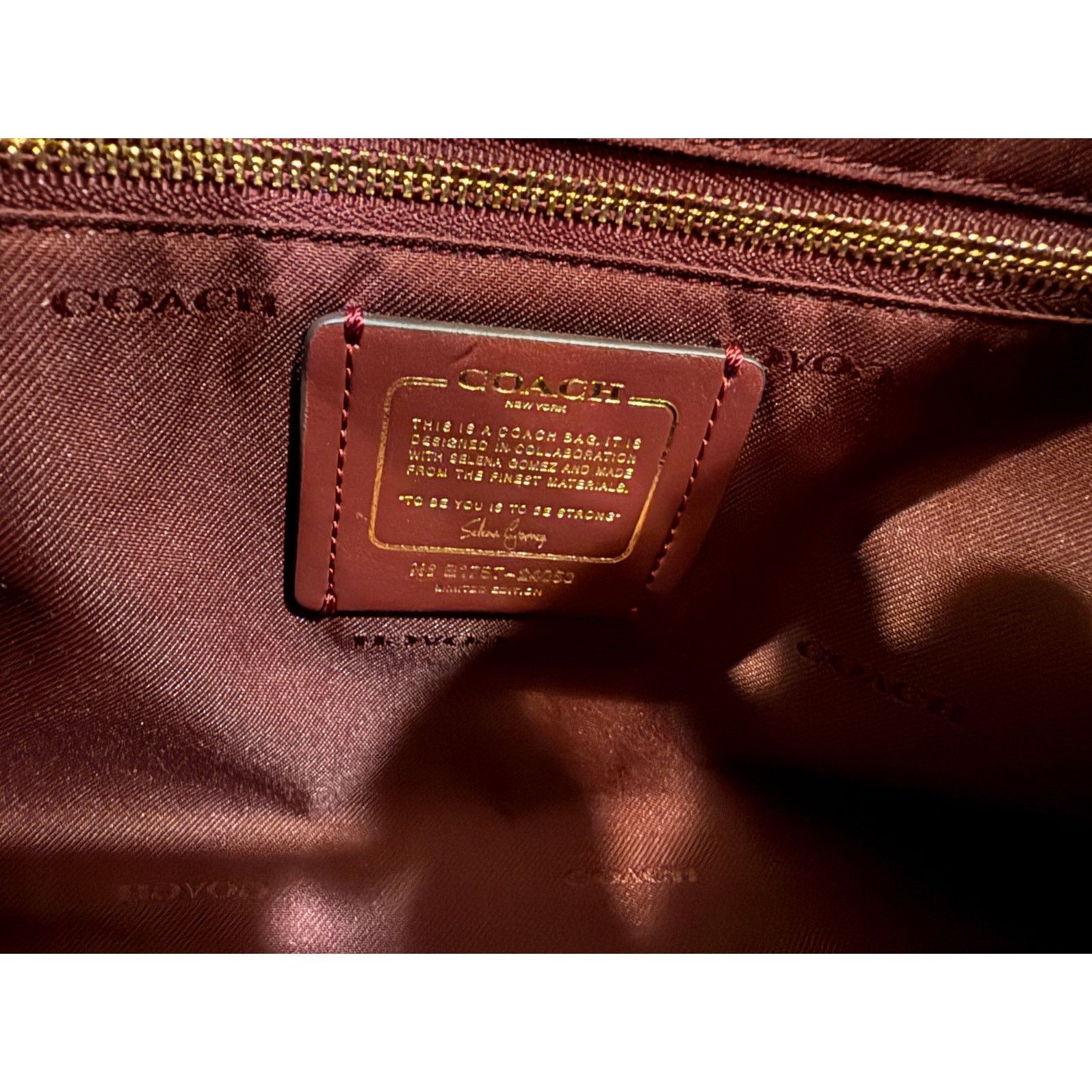 Coach Coach x Selena Gomez Limited Edition Red Leather Bag Size ONE SIZE - 5 Thumbnail
