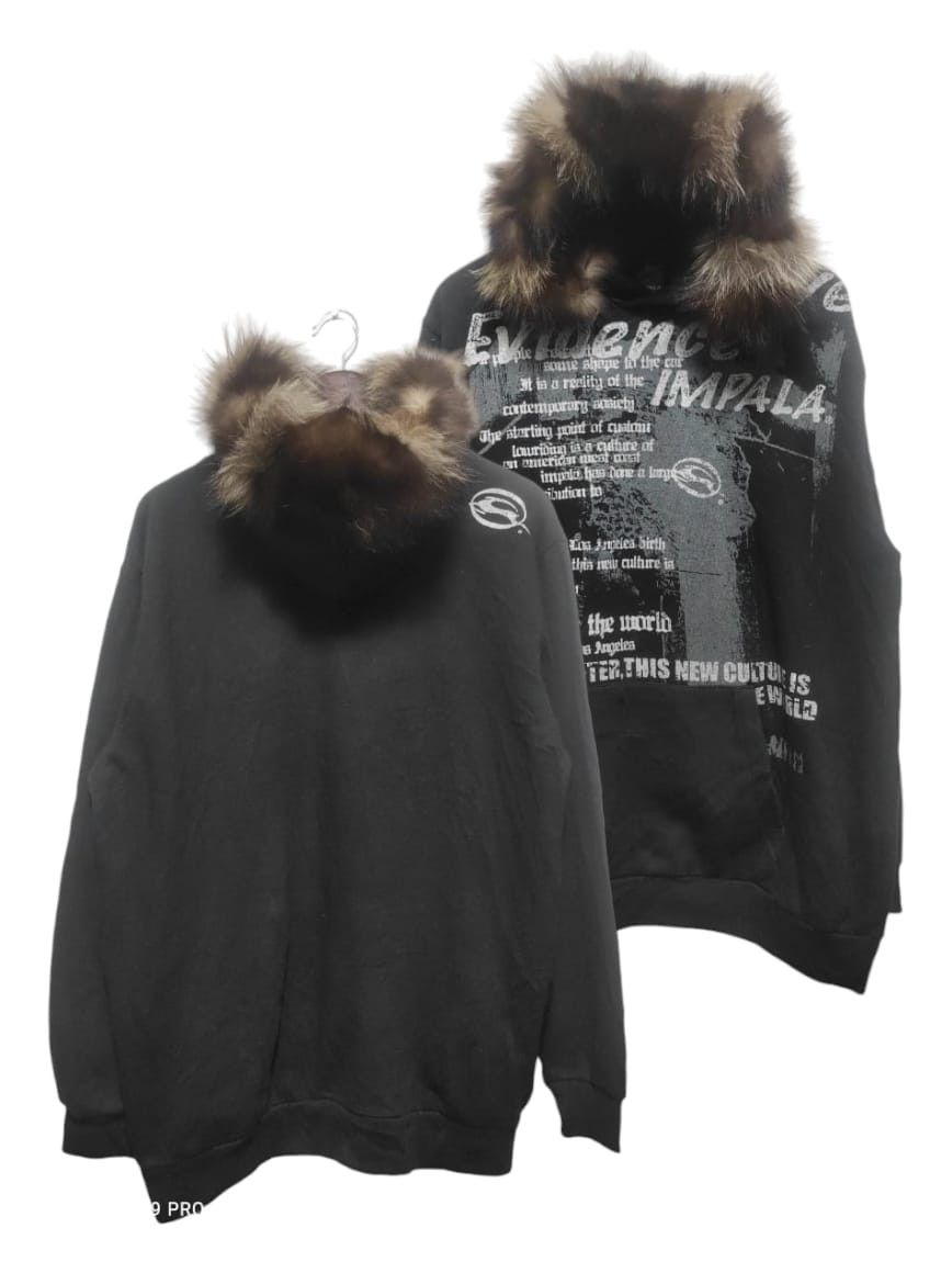 Hysteric Glamour Impala Poem Fur Hoodie i6w9 LGB style Size US XL / EU 56 / 4 - 1 Thumbnail