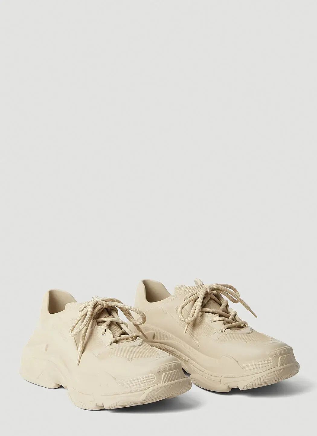 Balenciaga o1w1db10825 Triple S Mold Sneakers in Beige Size US 11 / IT 41 - 2 Thumbnail