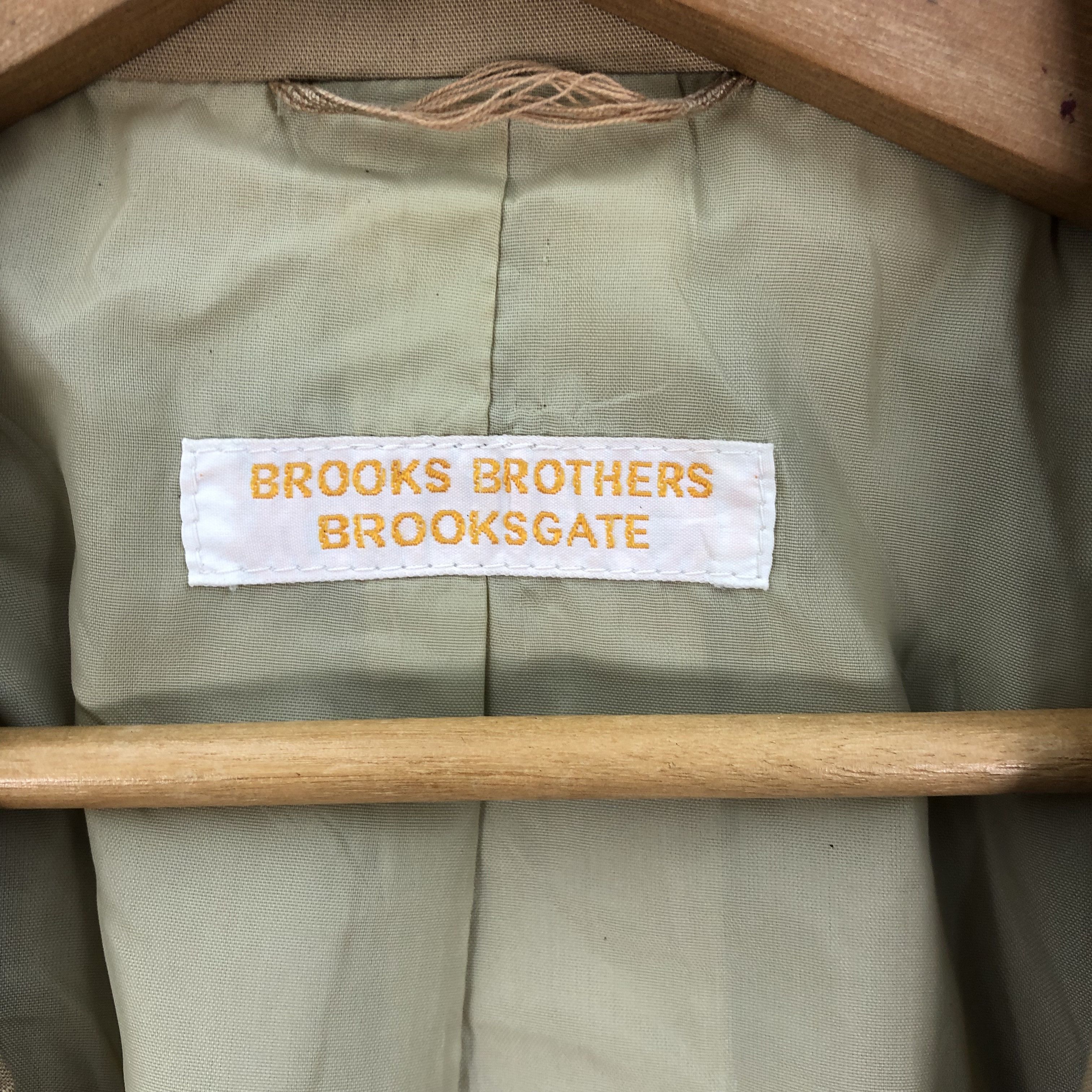 Brooks Brothers × Vintage Vintage 90s Brooks Brothers Coat Jacket Size 44S - 4 Thumbnail