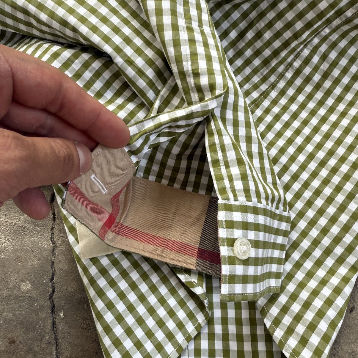 Burberry Burberry Brit Button Up Green Shirt Size US L / EU 52-54 / 3 - 11 Thumbnail