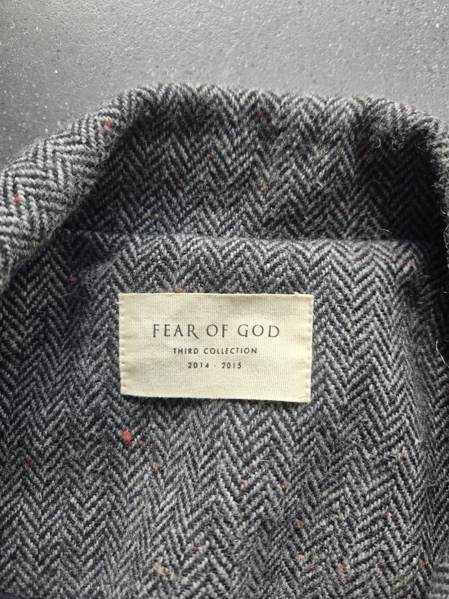 Fear of God Fear of God 3rd Third Collection herringbone overcoat M Size US M / EU 48-50 / 2 - 3 Thumbnail