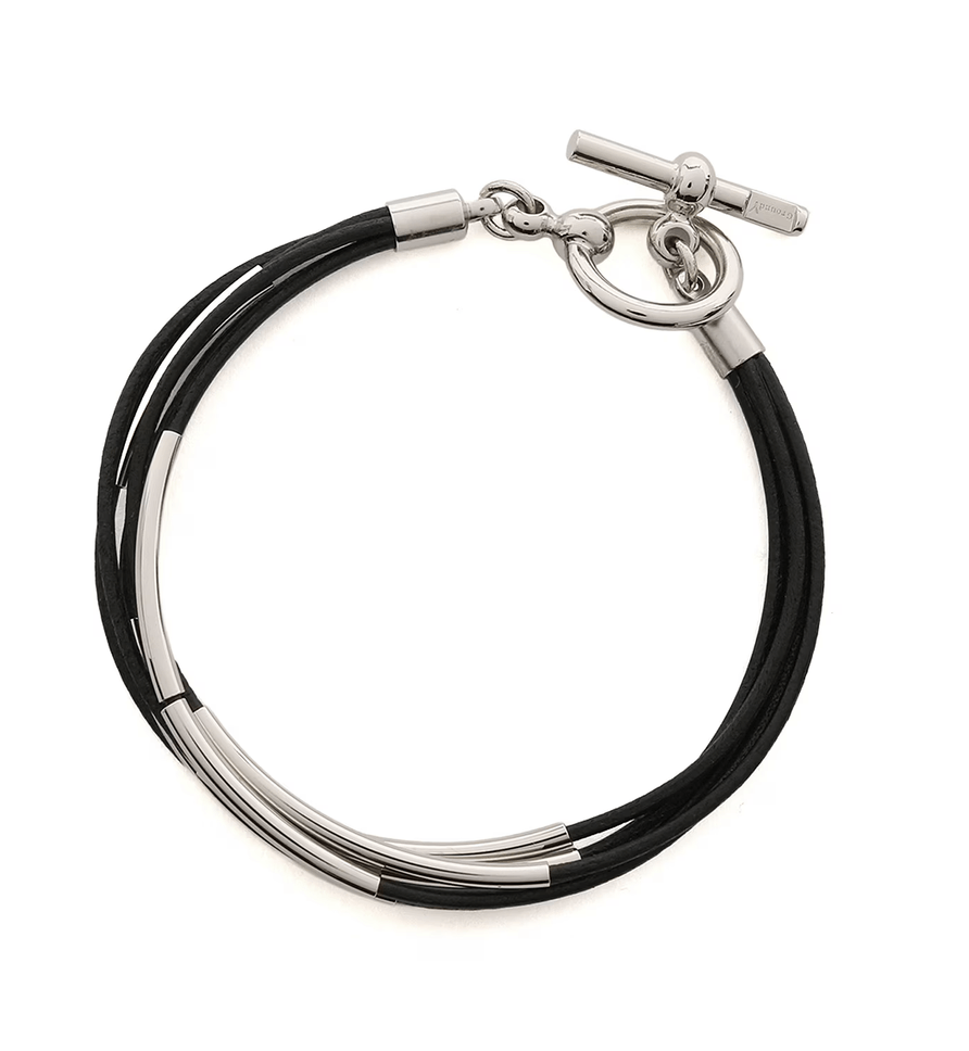 Yohji Yamamoto Yohji Yamamoto LEATHER CODE BRACELET Size ONE SIZE - 1 Thumbnail