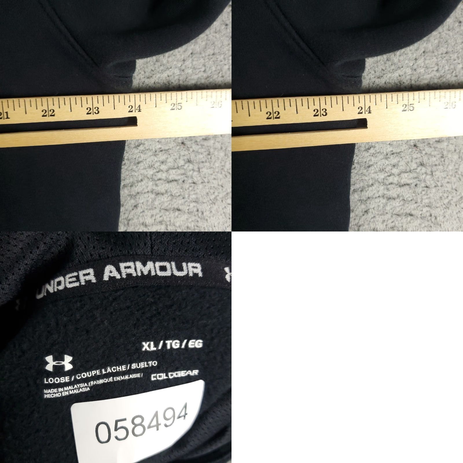 Under Armour Under Armour Hoodie Mens XL Black Pullover Sweatshirt Casual Size US XL / EU 56 / 4 - 8 Thumbnail