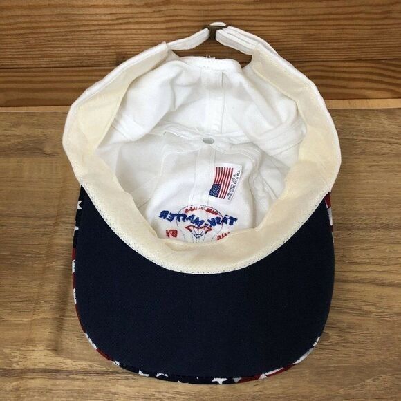 Other VTG Task Master Baseball Cap Hat White Patriotic Light Bulb Size ONE SIZE - 6 Thumbnail