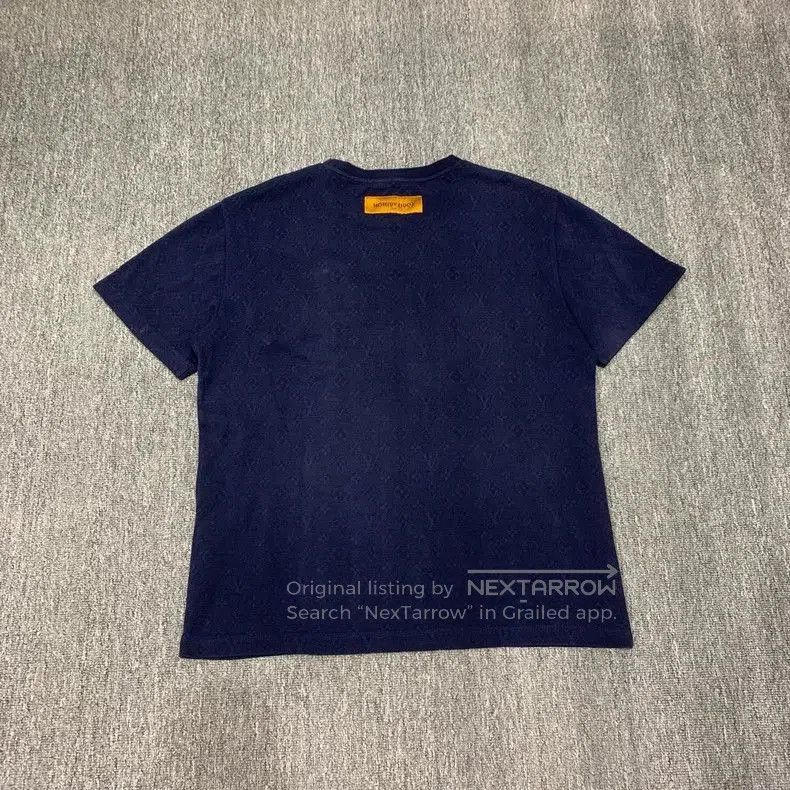 Louis Vuitton LV Blue Beaded Pattern Short Sleeve Tee. Size US L / EU 52-54 / 3 - 2 Thumbnail