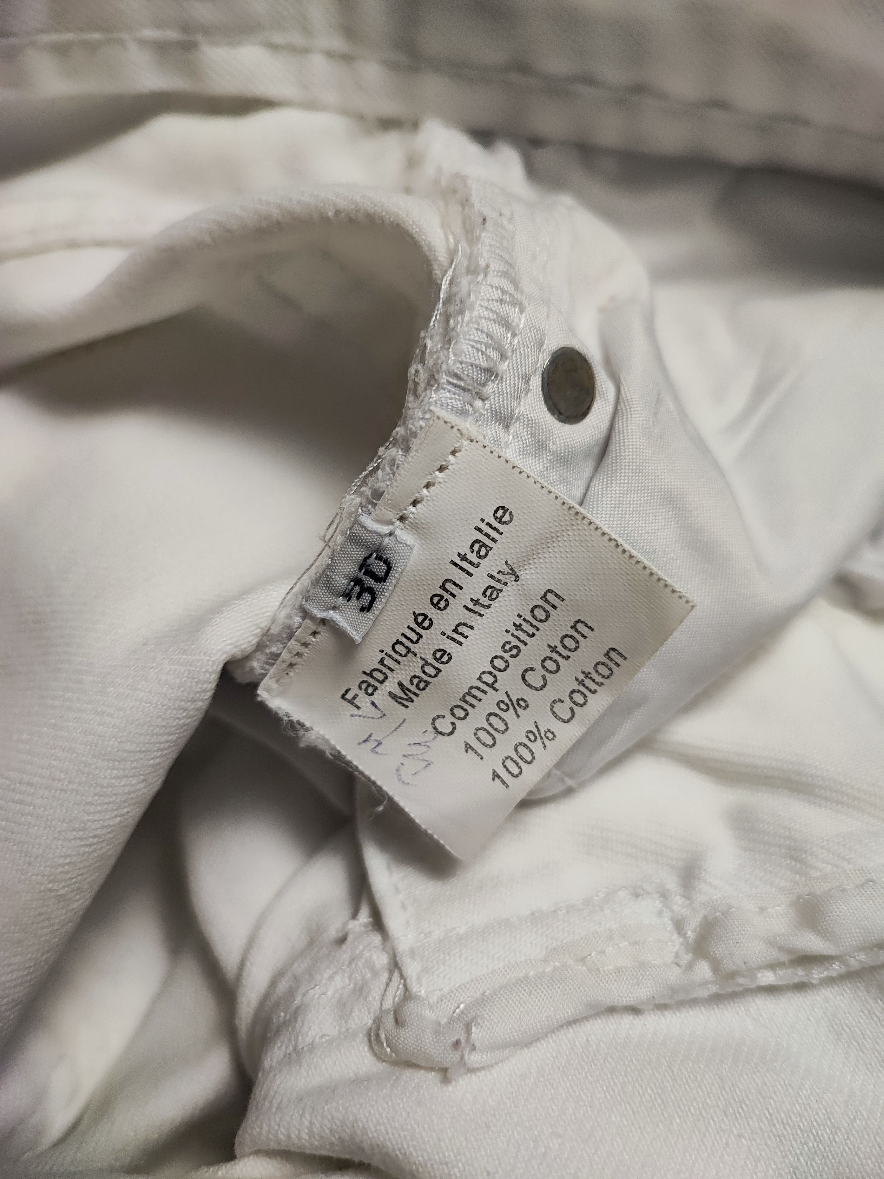 Balmain Balmain White Denim Jeans Thrashed Distressed ERD Grunge Size US 30 / EU 46 - 13 Thumbnail