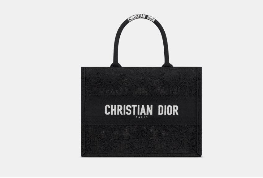 Dior o1w1db10325 Size: OS / M1296Z Medium Tote Bag in Black Size ONE SIZE - 2 Thumbnail