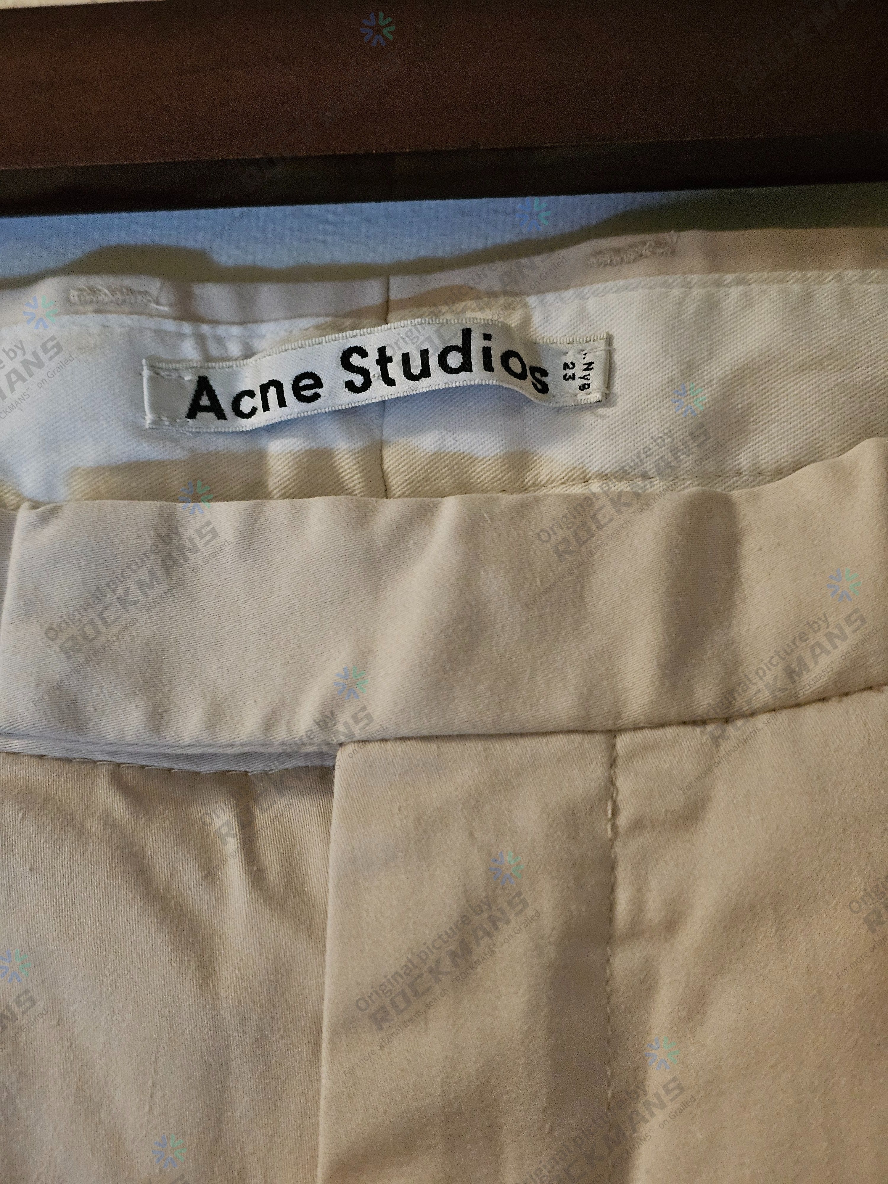 Acne Studios Acne Studios Unisex Beige Casual Pants Size 46 Size US 30 / EU 46 - 3 Thumbnail
