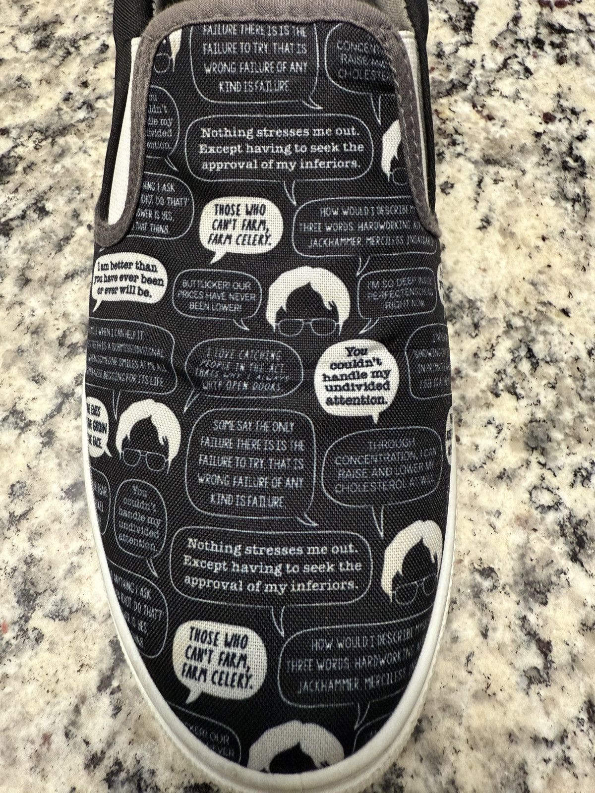 Other × Vintage The Office Dwight Schrute Men’s Slip Ons Size US 10 / EU 43 - 9 Thumbnail
