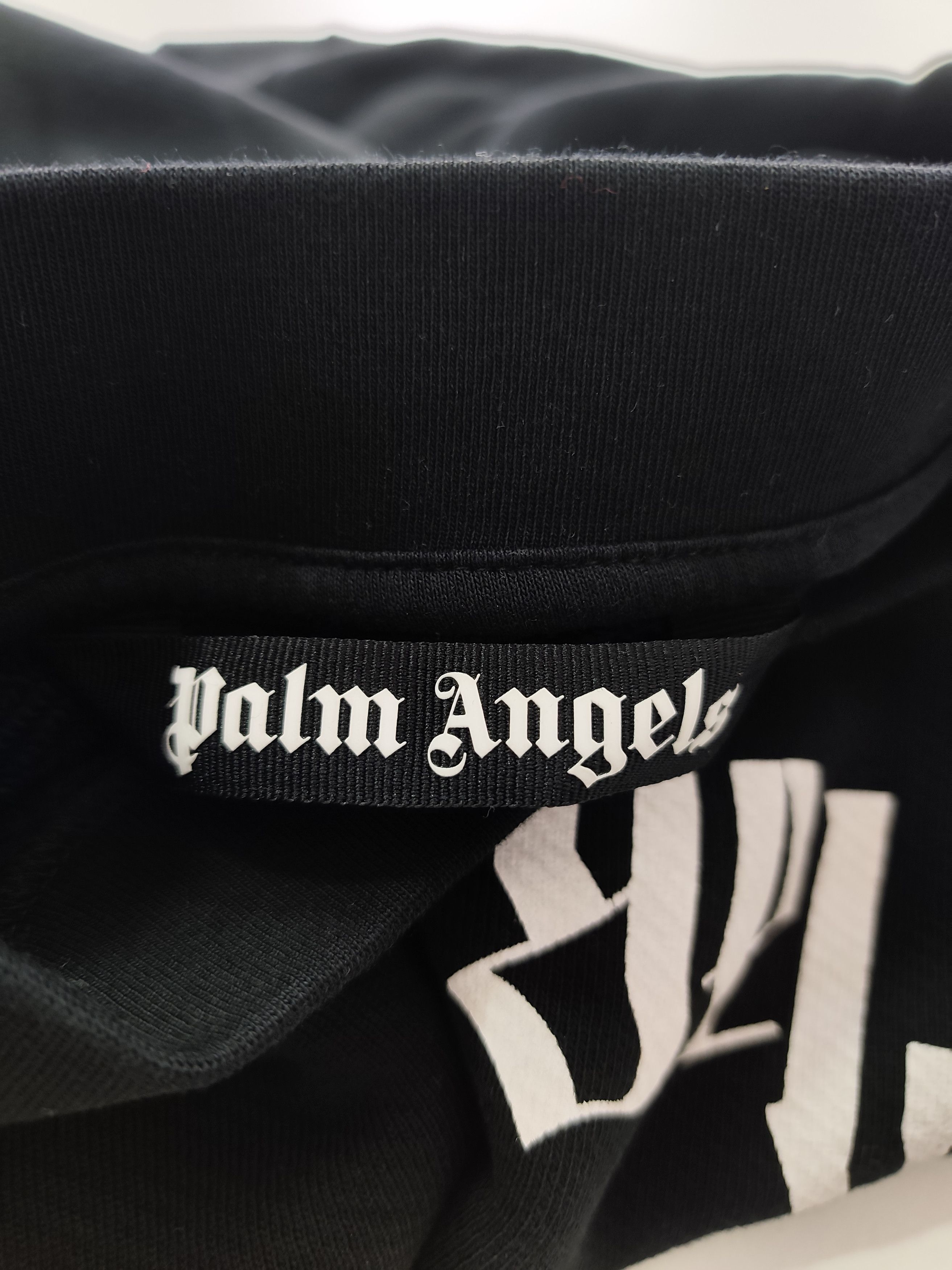 Palm Angels Palm Angels "Curved Logo Sweatshirt" Size US XL / EU 56 / 4 - 5 Thumbnail