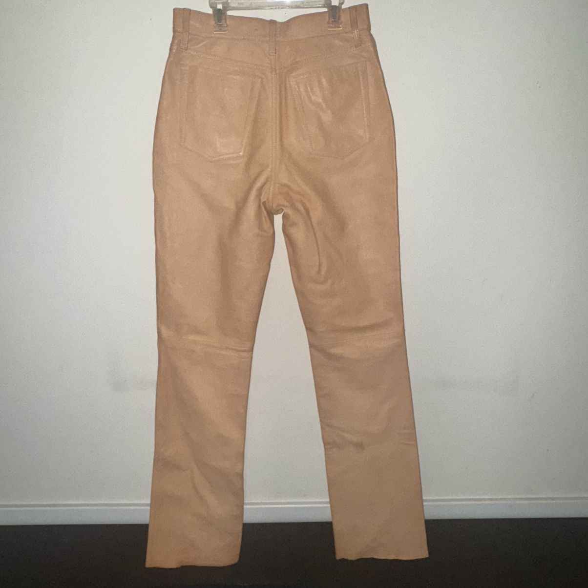 Helmut Lang Helmut Lang Lambskin Bootcut Leather Pants Size 30 Size US 30 / EU 46 - 5 Thumbnail