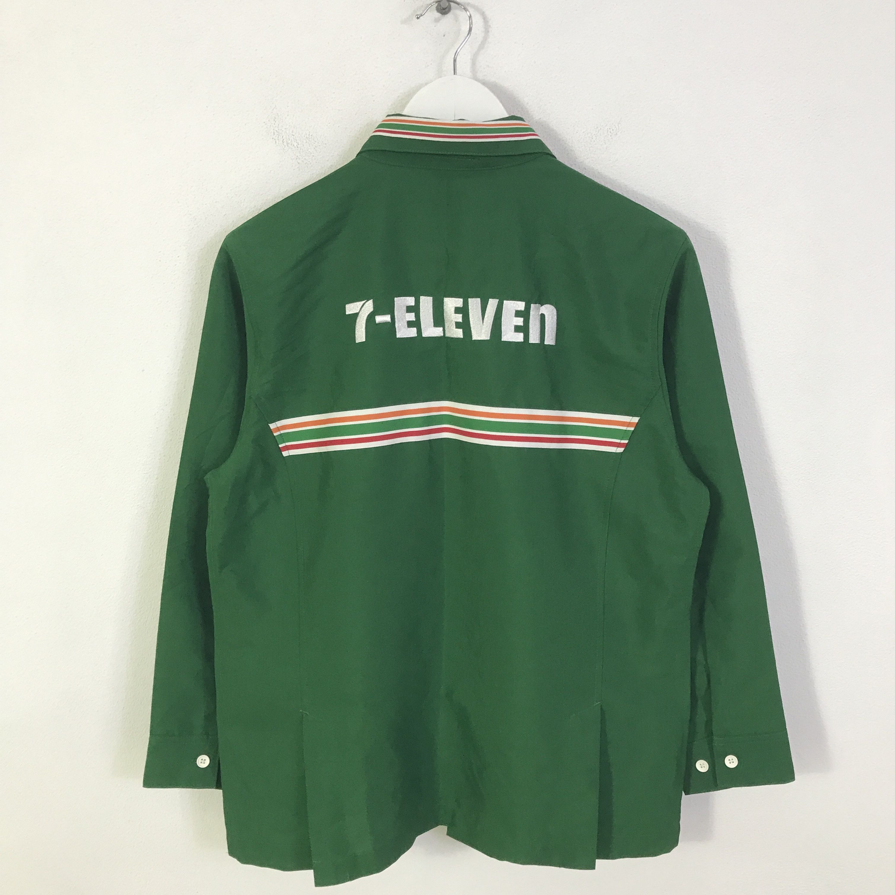 Japanese Brand 7-eleven staff Shirt jacket K124B18 Size US M / EU 48-50 / 2 - 1 Thumbnail