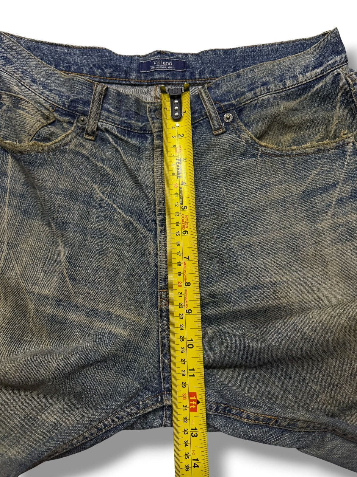 Japanese Brand Vintage Villand Japanese Denim Jeans | Relaxed Wide Fit W32 Size US 32 / EU 48 - 12 Thumbnail