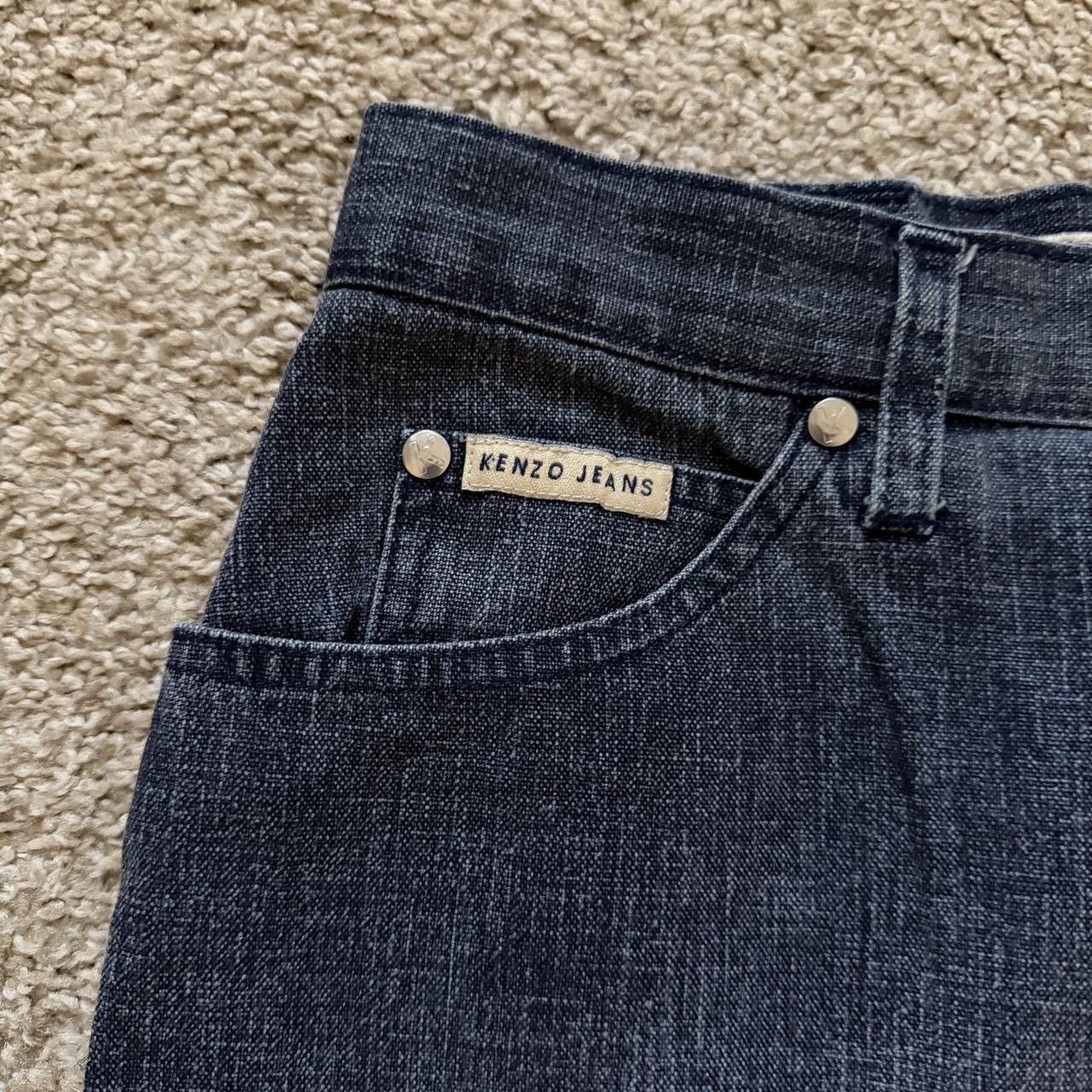Kenzo Vintage Dark Wash Kenzo Tapered Denim Jeans Size 29" - 3 Thumbnail