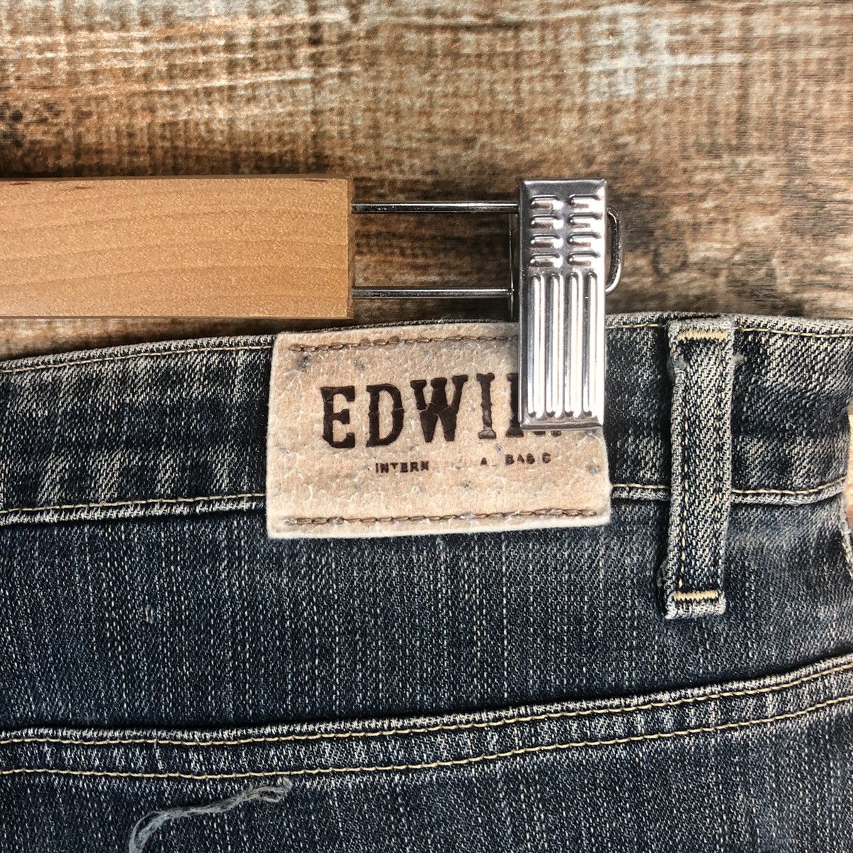 Edwin DL Edwin japan vintage jeans Blue Denim Pants #C268 Size US 33 - 17 Thumbnail