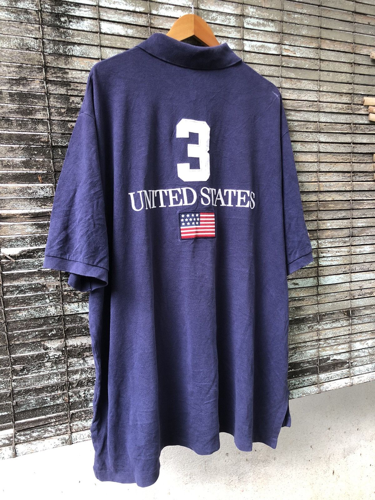 Polo Ralph Lauren 🔥Vintage🔥Polo Ralph Lauren United State ‘3’ Shirts Size US XXL / EU 58 / 5 - 4 Thumbnail