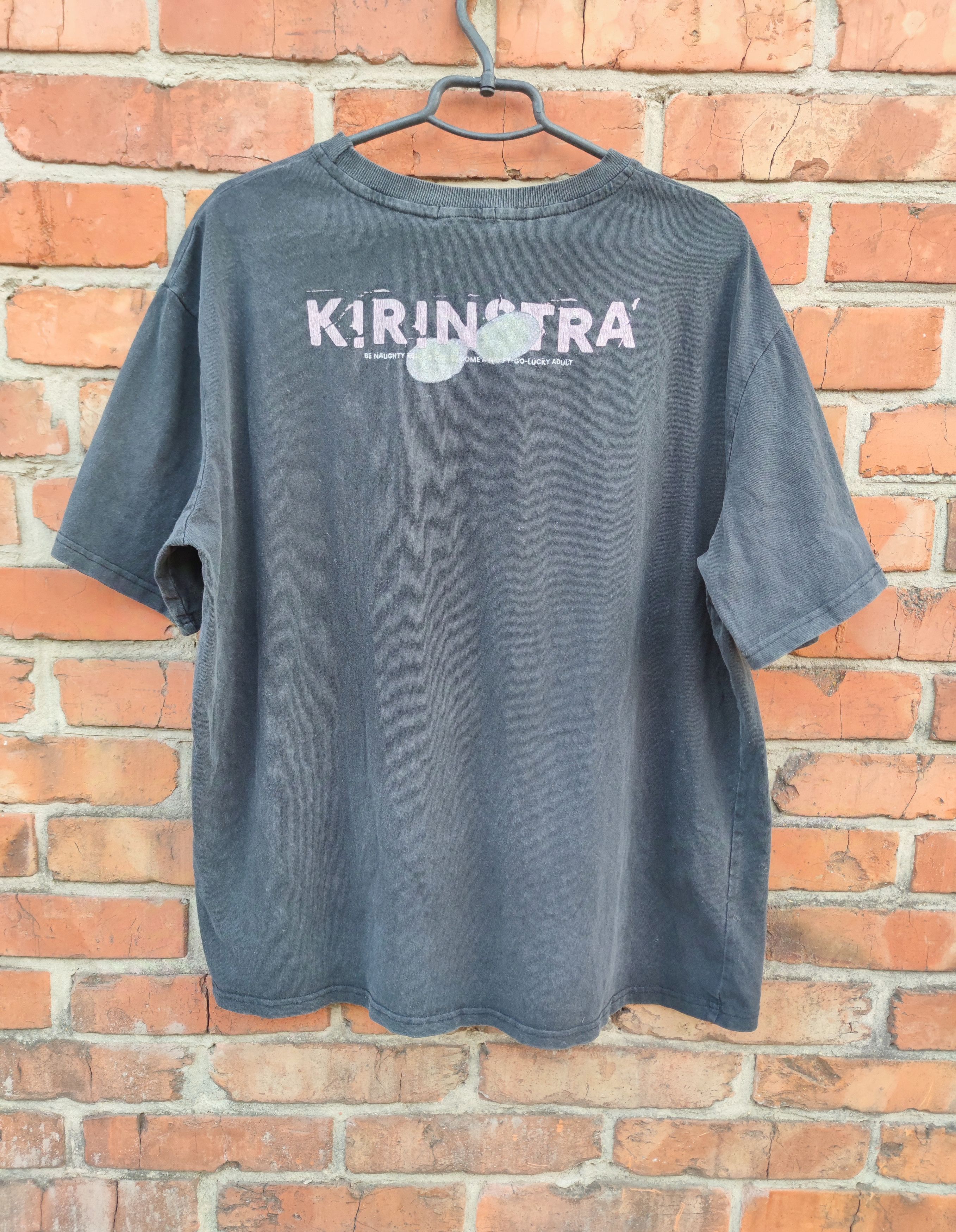 Designer Kirin Strange Oversized Black Garment Dyed Streetwear tee Size US M / EU 48-50 / 2 - 7 Thumbnail
