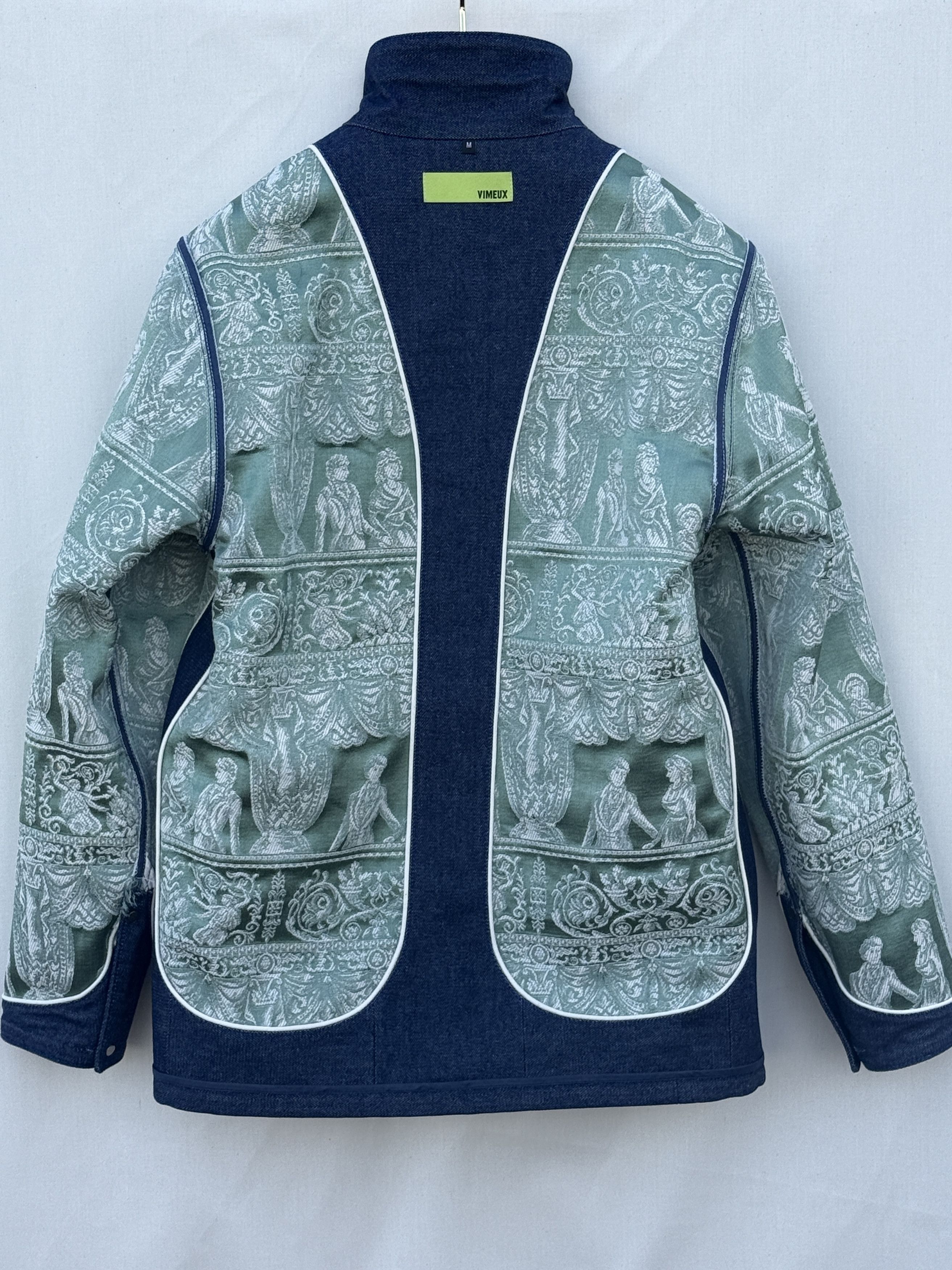 Other Vimeux Broken Weave Denim Chore Jacket With Novelty Lining Size US M / EU 48-50 / 2 - 4 Thumbnail