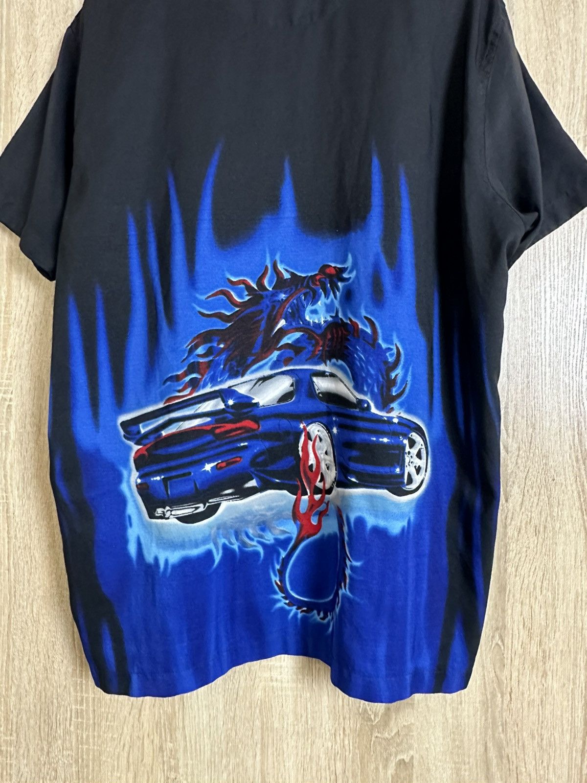 Japanese Brand 🔥 Mazda RX-7 Crazy Shirt Japan Drift dragon USA Honda Ford Size US L / EU 52-54 / 3 - 2 Thumbnail