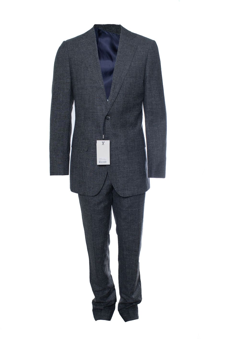 Suitsupply Suitsupply, grey Lazio single breasted suit Size 42L - 1 Thumbnail