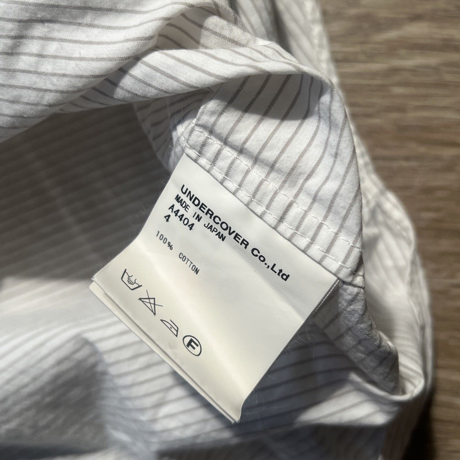 Undercover UNDERCOVER TAKAHASHI 2004 Button-Up Shirt 4 JAPAN Striped Size US M / EU 48-50 / 2 - 10 Thumbnail