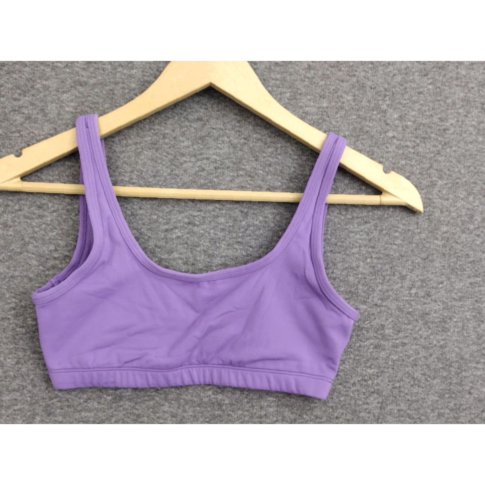 Vintage TnAction Women's XS Purple Mini Sports Bra Sports Purple XS Women's Size ONE SIZE - 2 Thumbnail