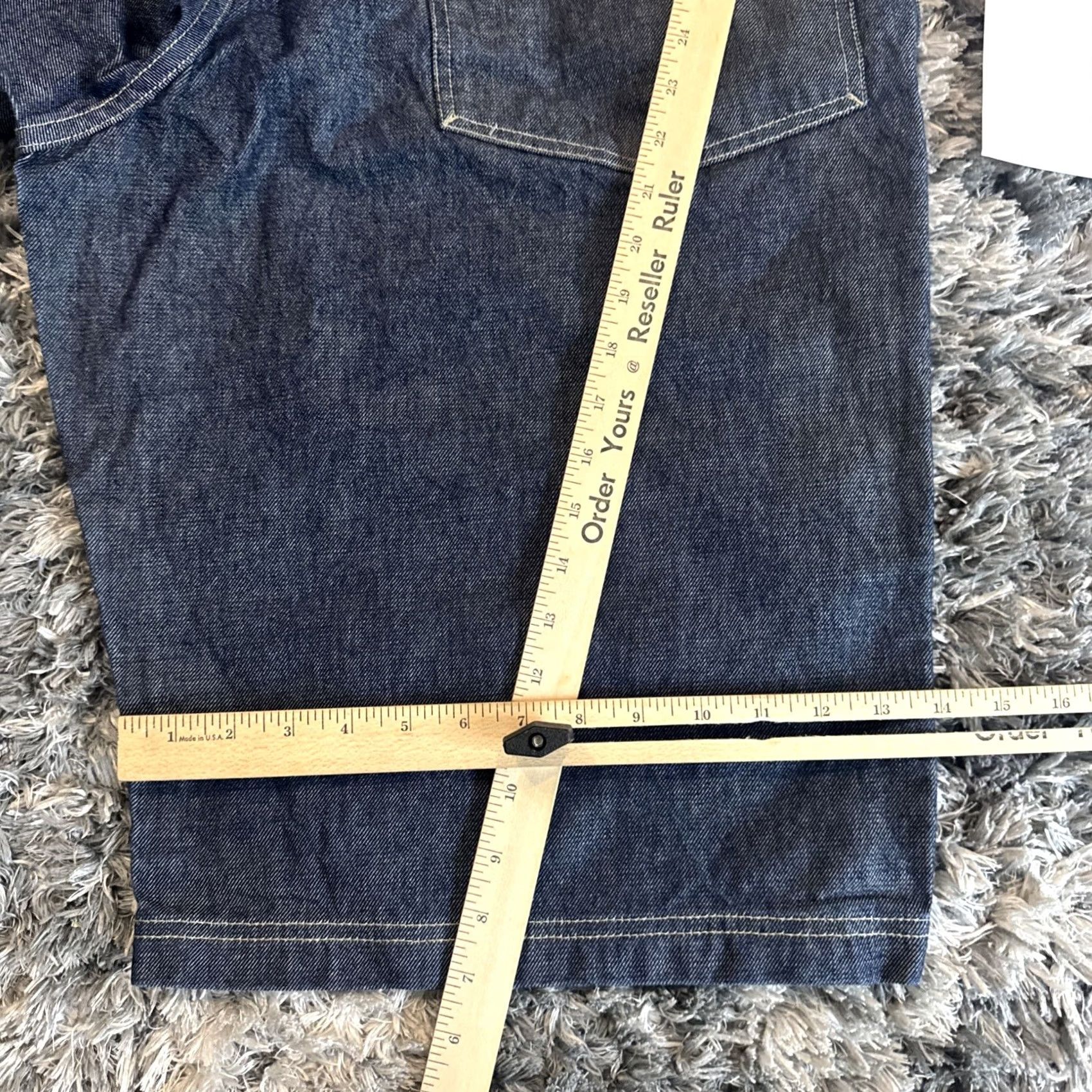 Rocawear VINTAGE Rocawear Denim Jorts 90s Baggy Jeans Shorts Size 42 Men Blue HTF RARE Size US 42 / EU 58 - 4 Thumbnail