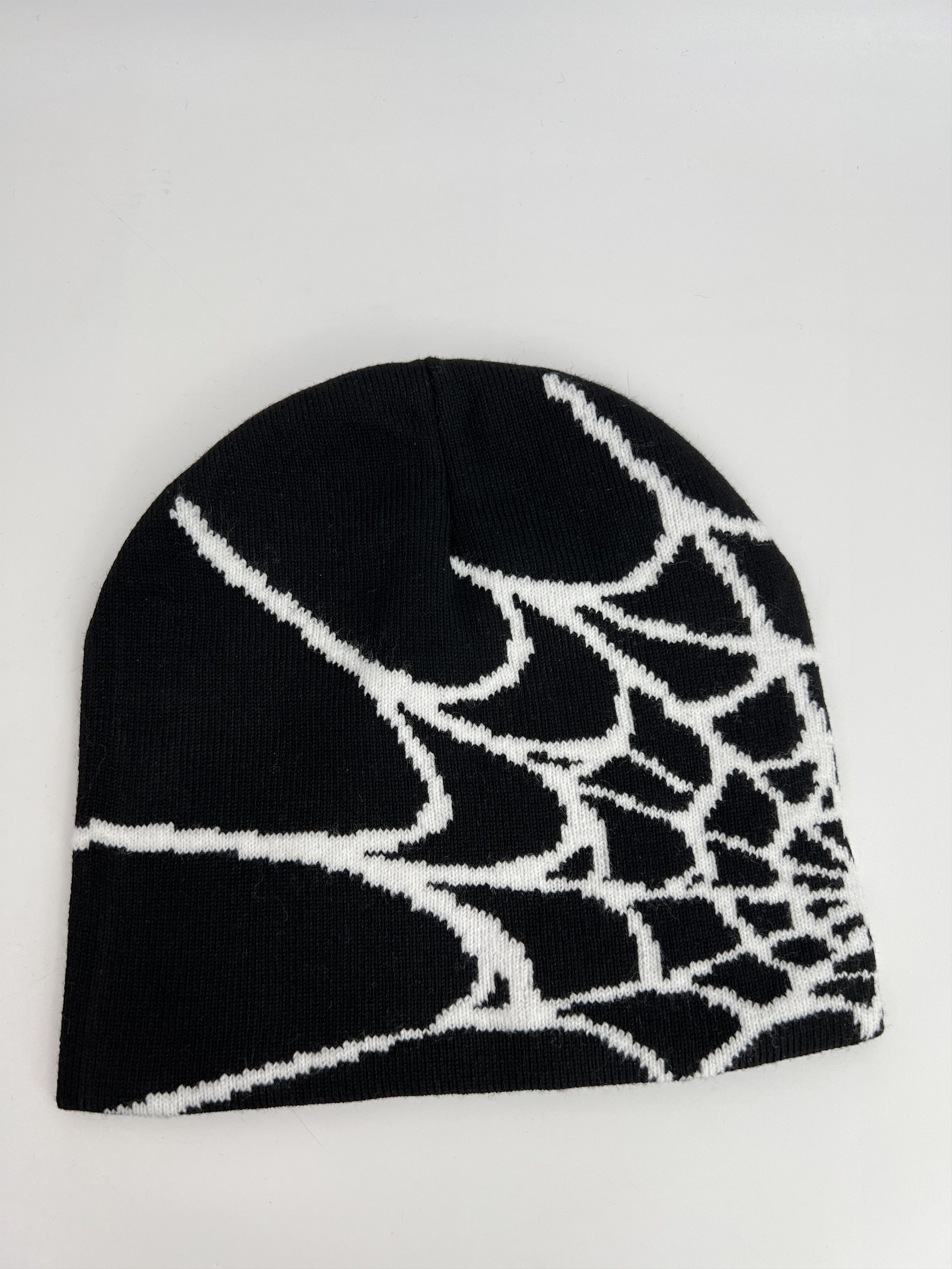 Vintage Y2K Spider Web Printed Beanie Hat Size ONE SIZE - 5 Thumbnail