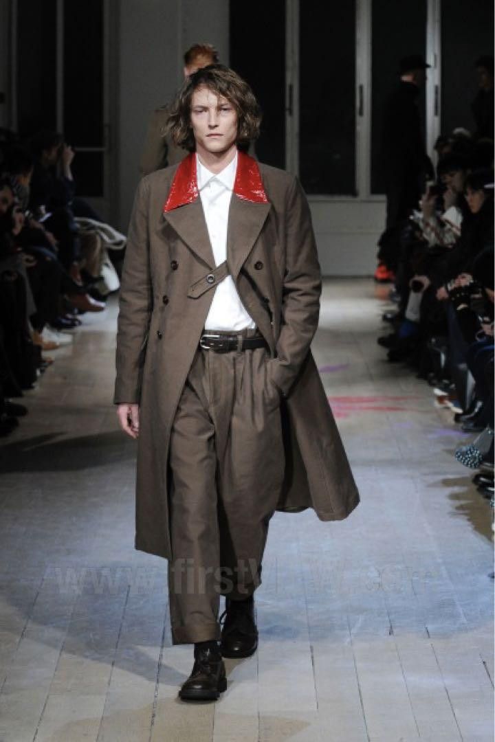 Undercover 11AW Leather Wool Long Coat