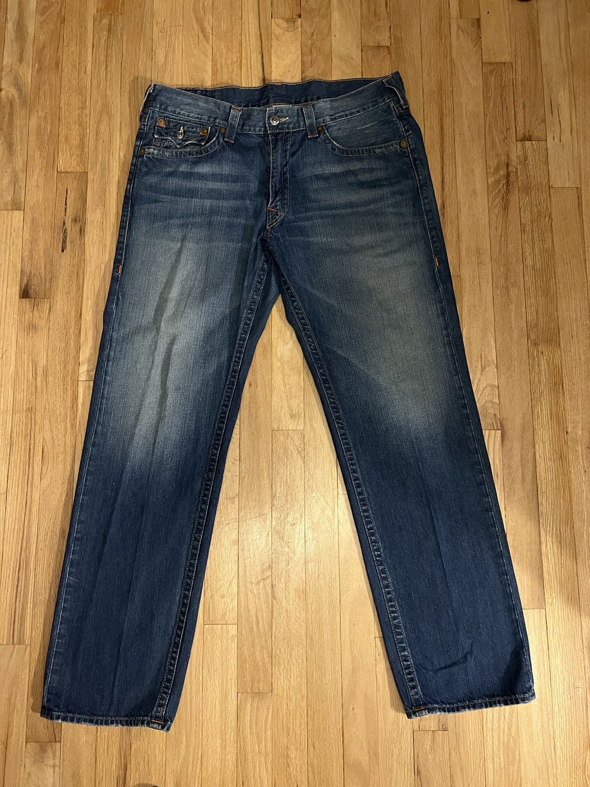 True Religion True Religion Straight Fit Jeans Size US 34 / EU 50 - 1 Thumbnail