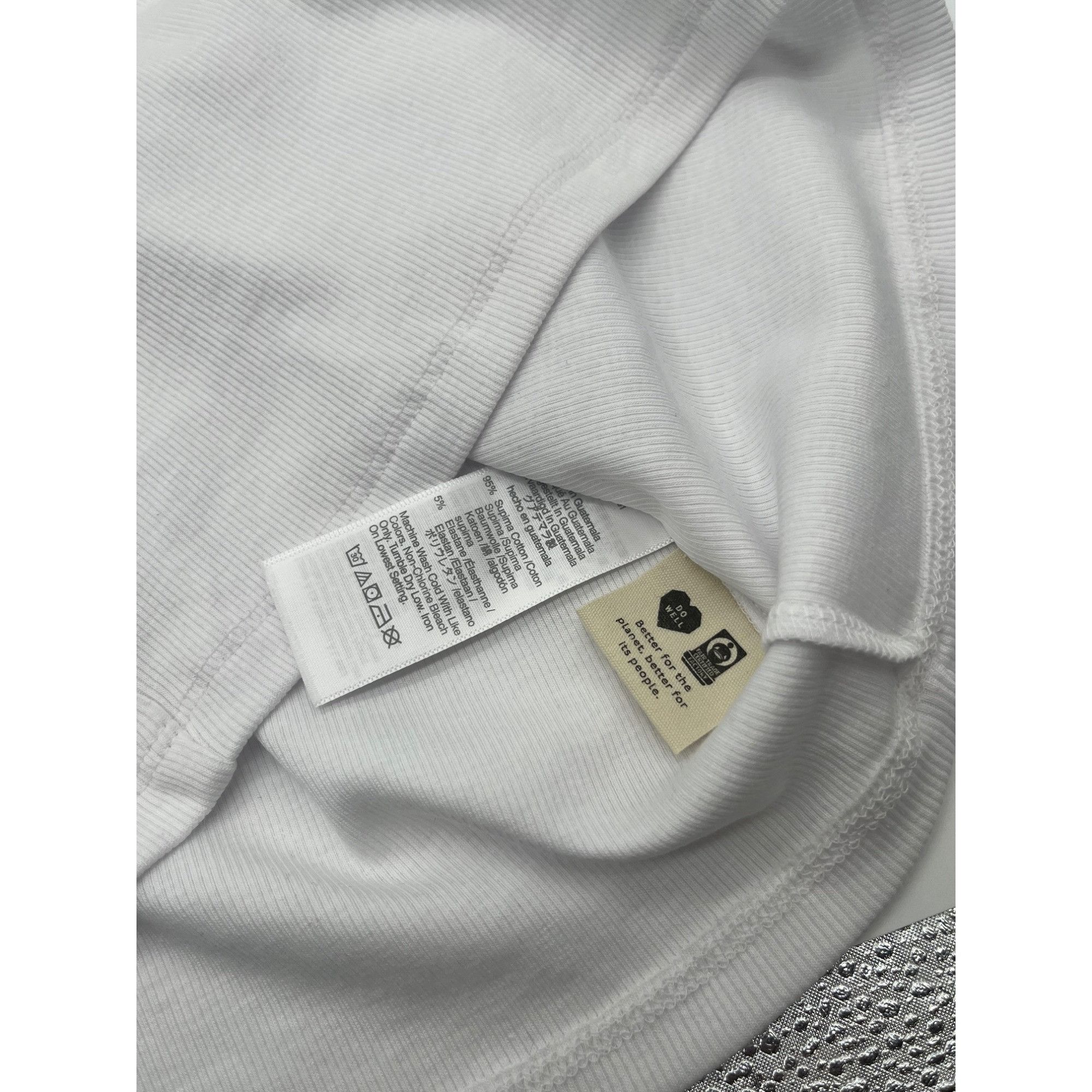 Madewell Madewell women’s Supima Rib One-Shoulder Tank Top, white, XL Size XL / US 12-14 / IT 48-50 - 6 Thumbnail