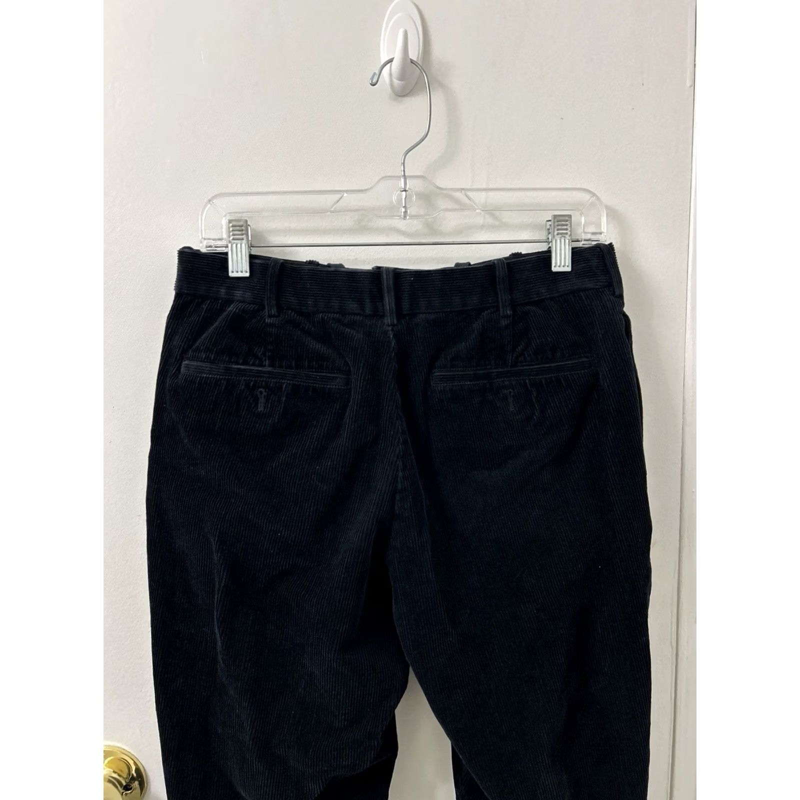 Uniqlo UNIQLO Corduroy Pants Mens Small 27-30x26 Black Drawstring Trousers Chino Pockets Relaxed Casual Vintage: No Size US 27 - 7 Thumbnail