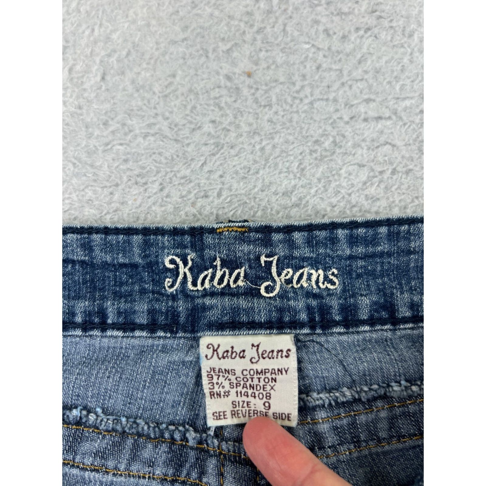Vintage Maurices Kaba Jeans Denim Blue 9 Womens Low Rise 5-Pocket Cotton Blend Stretch Vintage: No Size 30" / US 8 / IT 44 - 4 Thumbnail
