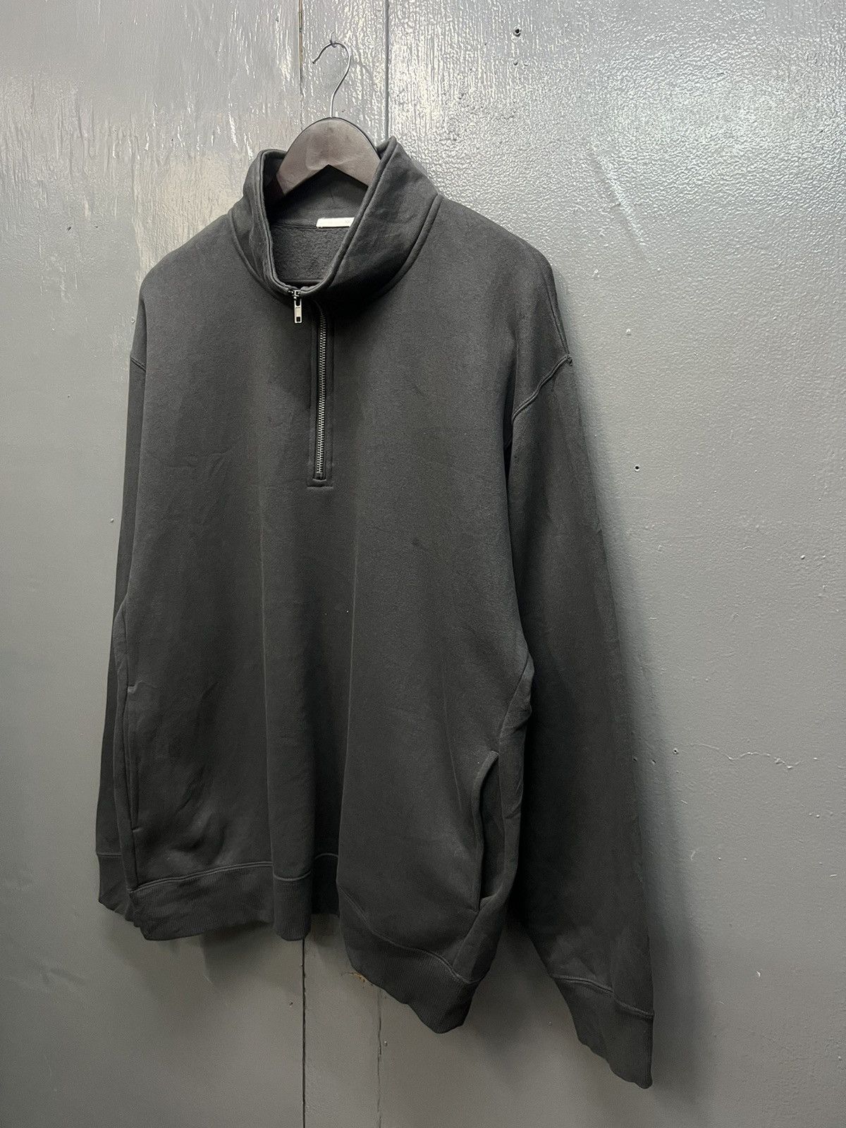 GU GU Half Zipper Sweatshirt Heavy Cotton Size US XXL / EU 58 / 5 - 3 Thumbnail
