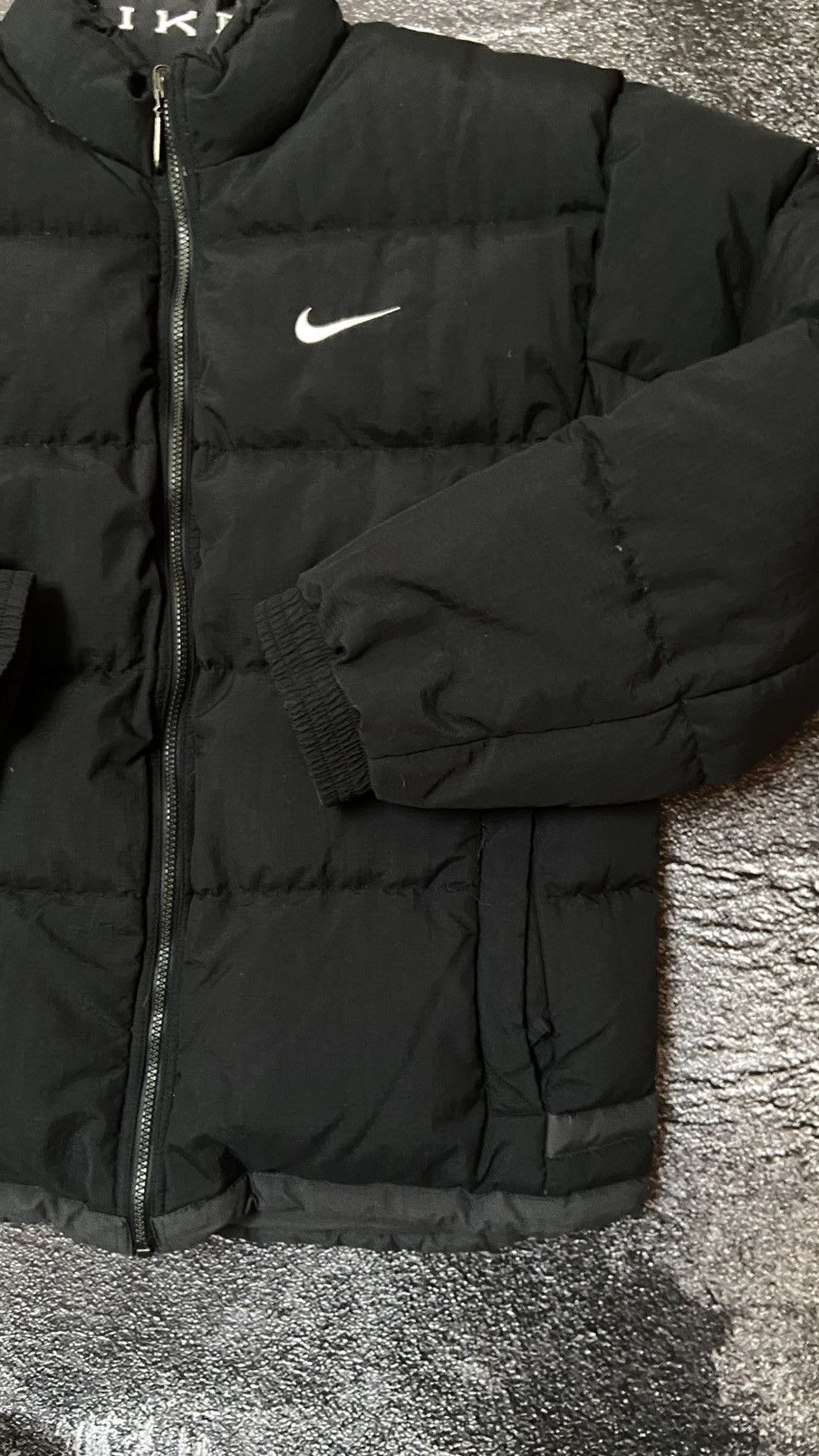 Vintage 🟤 VintageNike Down puffer jacket 90s reversible🟤 Size US L / EU 52-54 / 3 - 14 Thumbnail