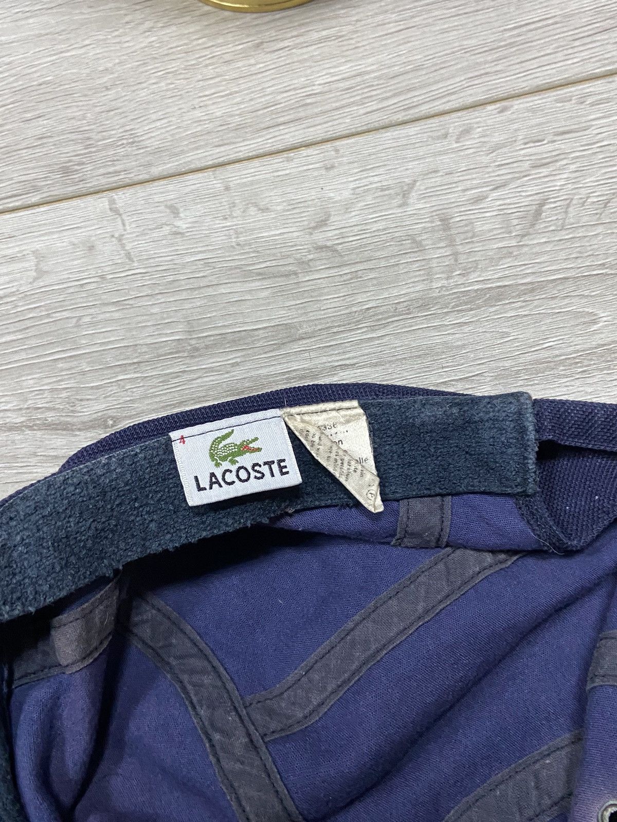 Lacoste 🔥CRAZY VINTAGE LACOSTE five panels sun fade CAP RARE🔥 Size ONE SIZE - 3 Thumbnail